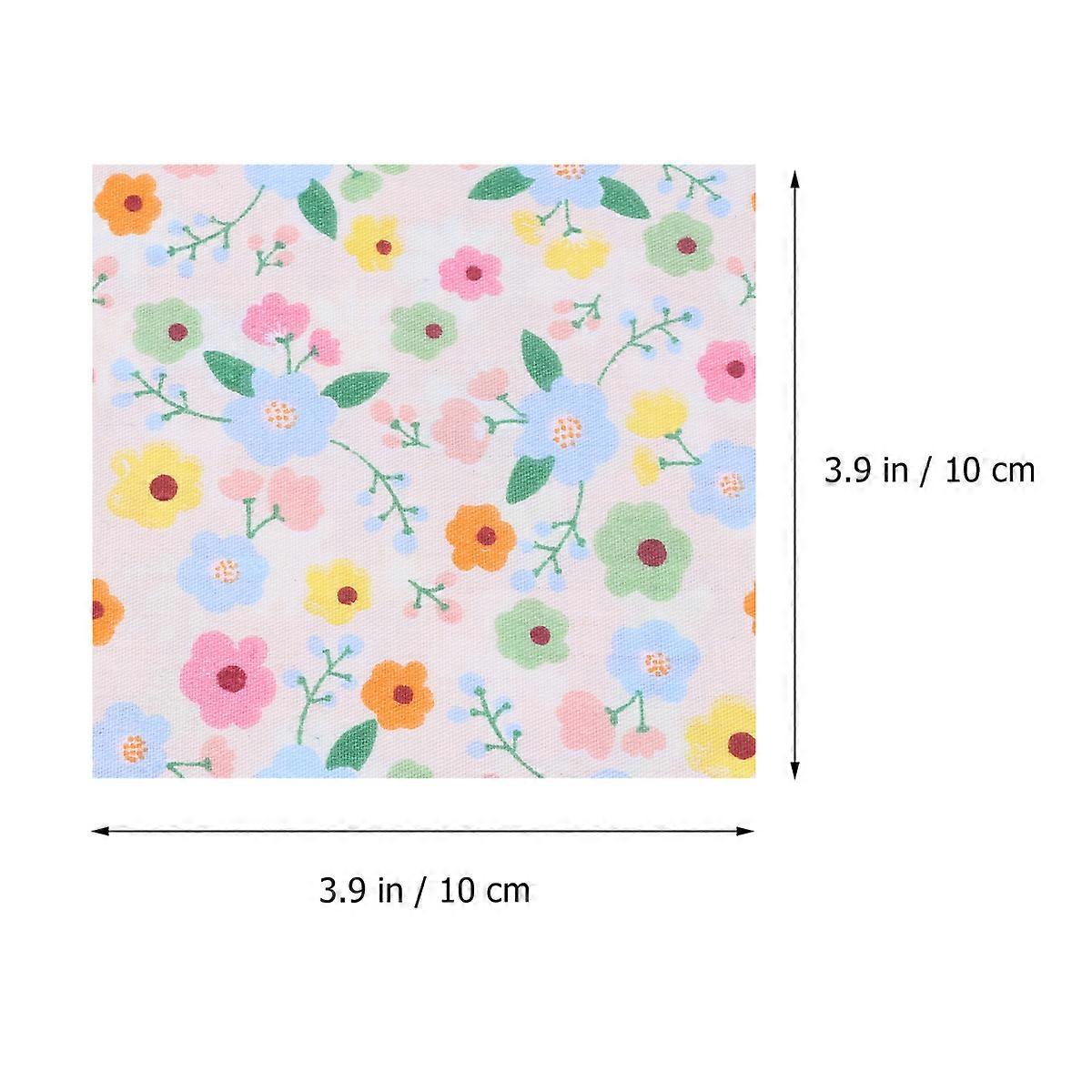 50Pcs DIY Handwork Cotton Fabric Pieces For Craft Projects Suitable For Handcraft Enthusiasts And Home Use