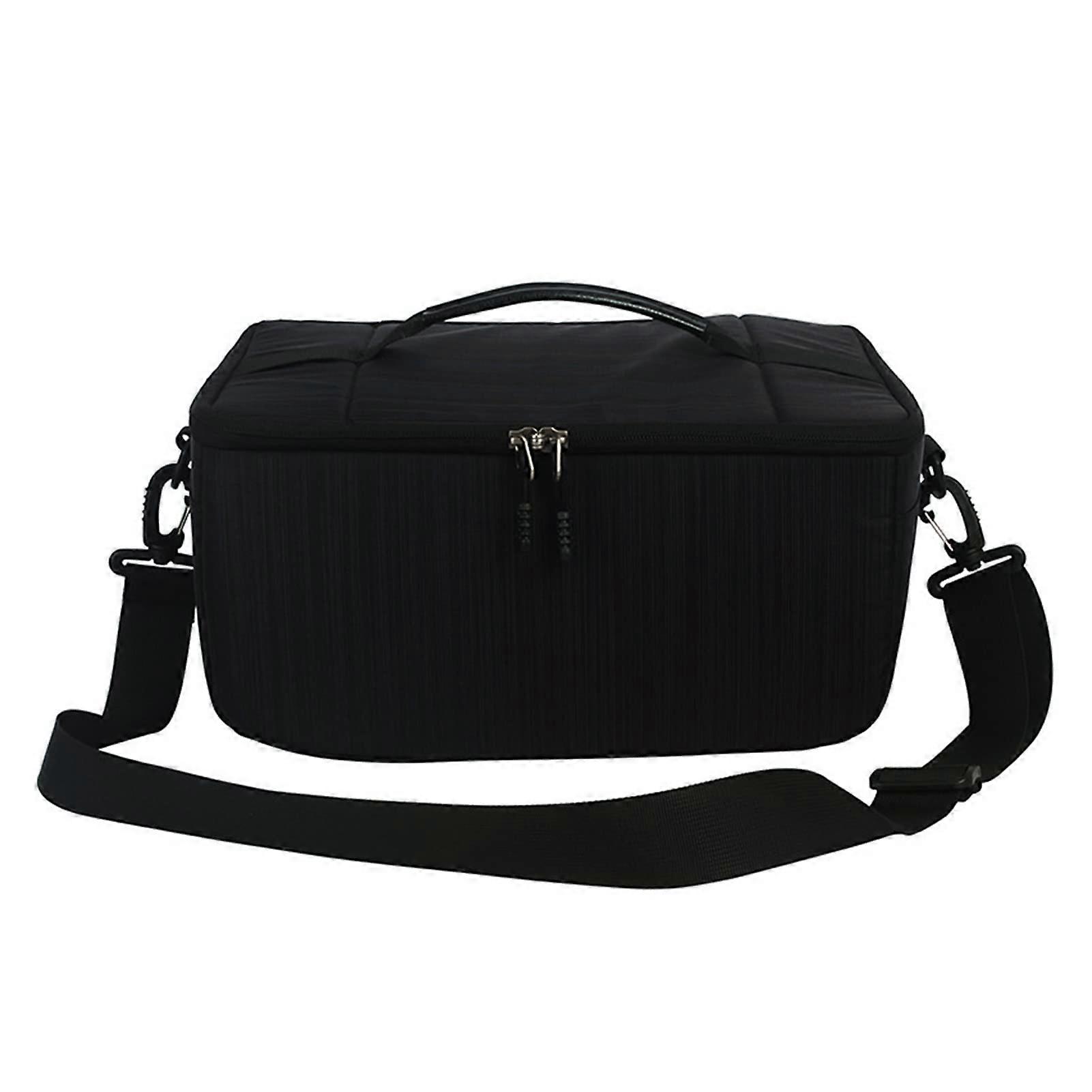 Multifunctional Camera Backpack Waterproof Outdoor DSLR Video Bag Black With Strap And Partition Insert