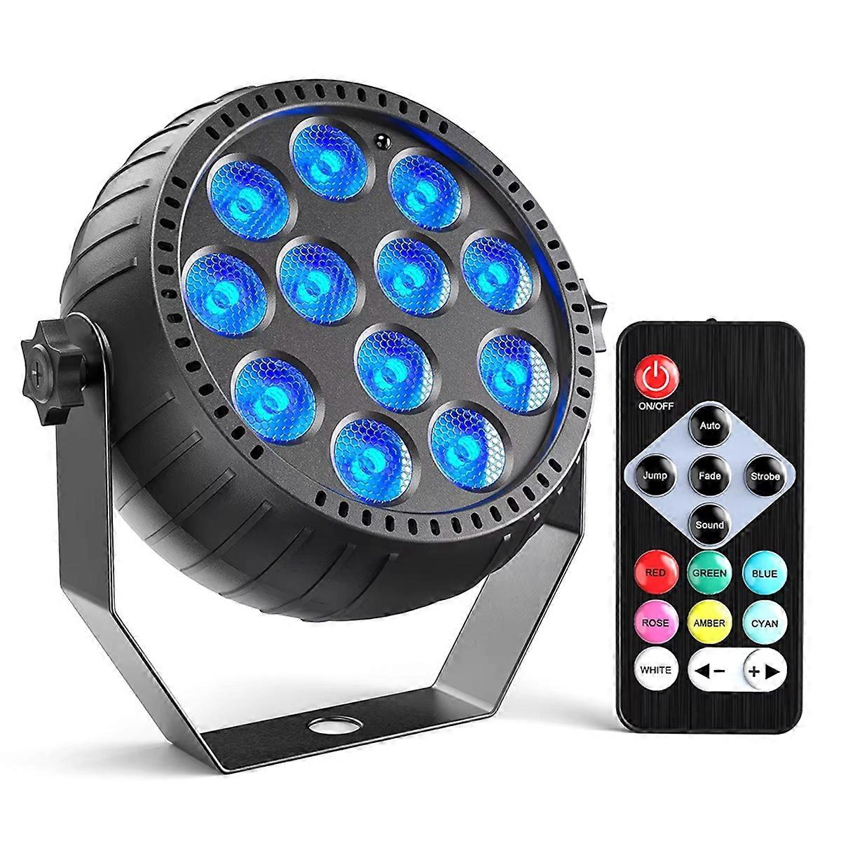 Strobe Light Christmas, Strobe Lights Remote Control RGB 10W Wireless LED Strobe Light for Stage Dance Wedding