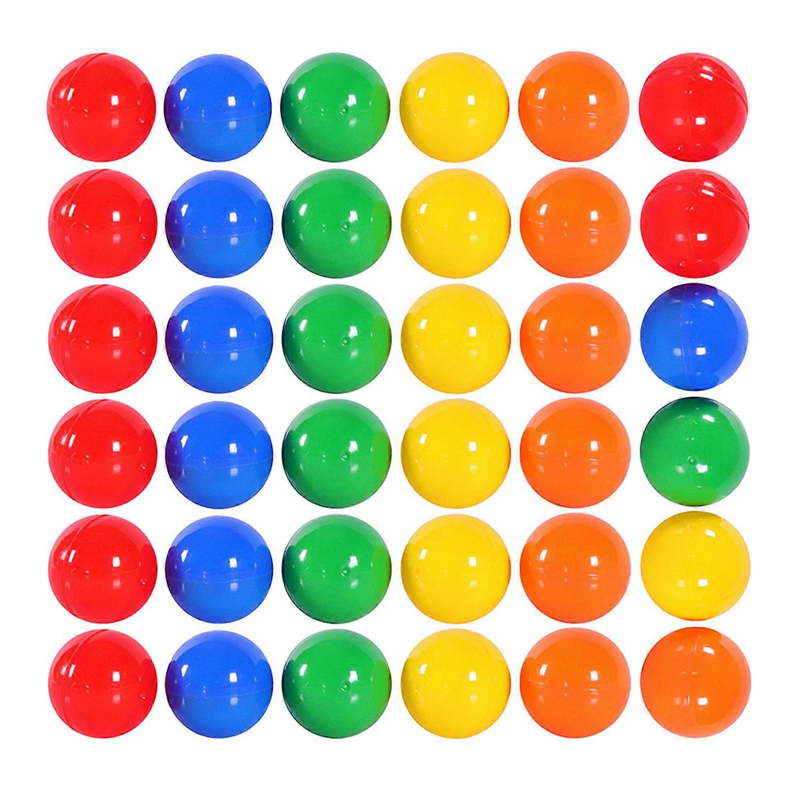 Raffle Drawing Balls 100Pcs Assorted Color Fade-Resistant Plastic Balls for Party Decor