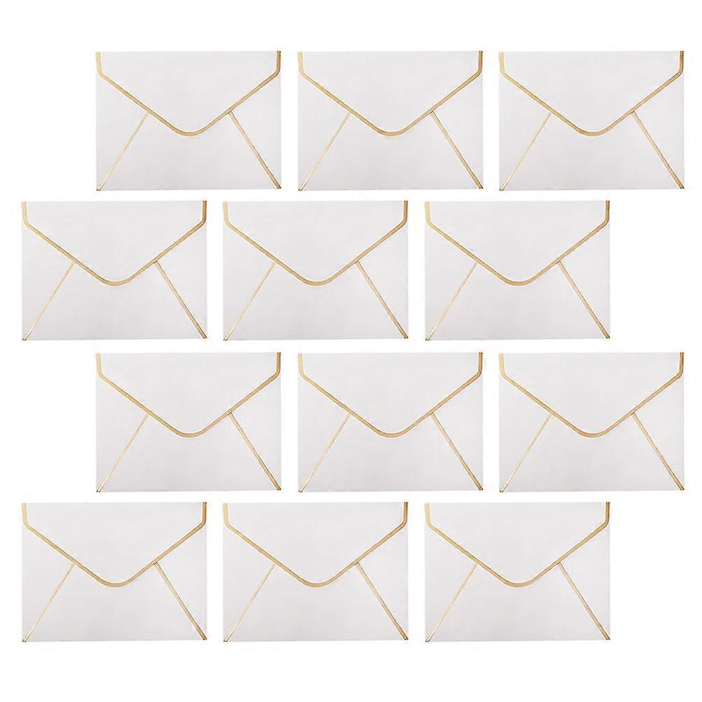 50 buste di auguri bianche bellissime per biglietti di auguri di compleanno, matrimonio, laurea, 10,1 x 7,6 cm.