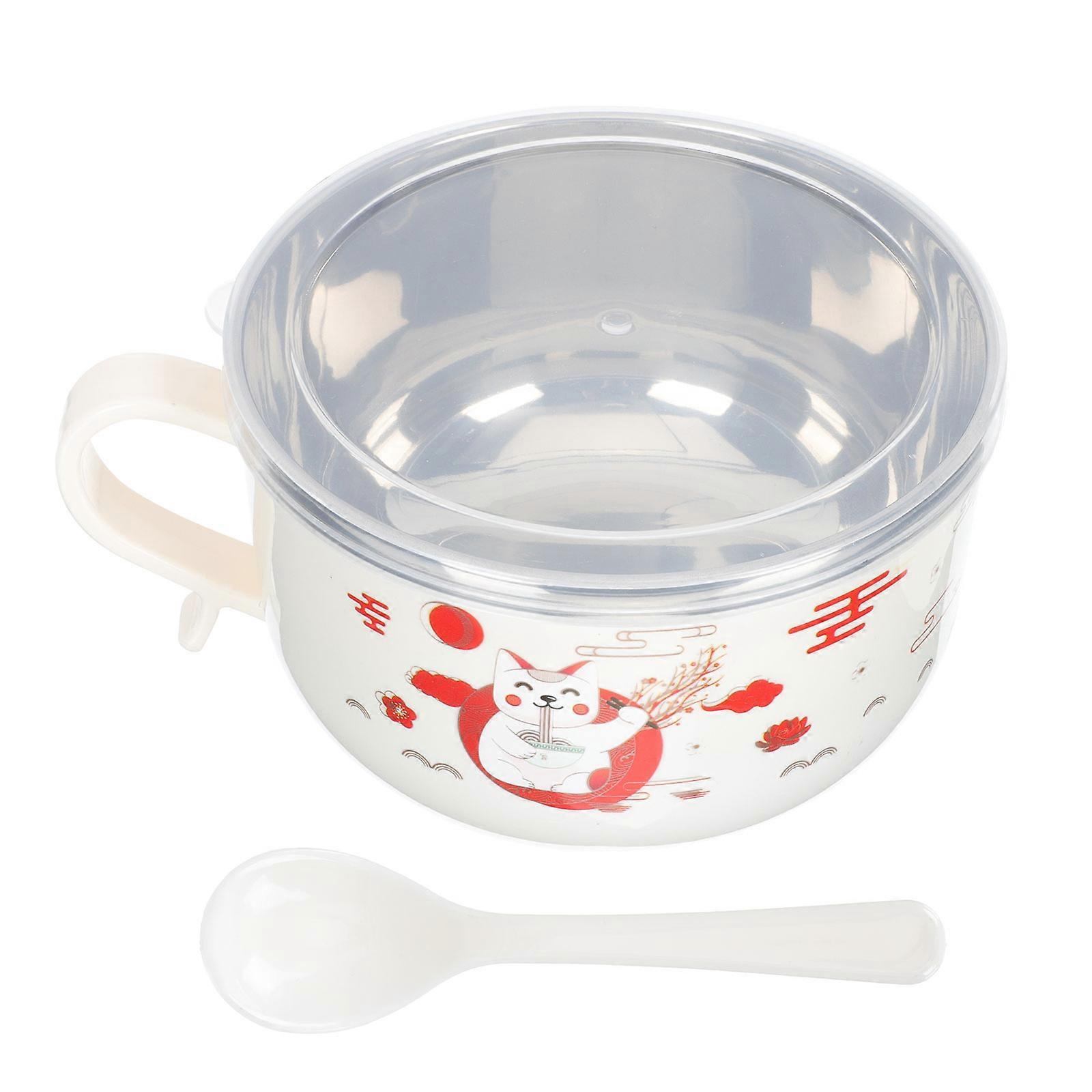 Stainless Steel Noodle Bowl Practical For Daily Use Round 1Set