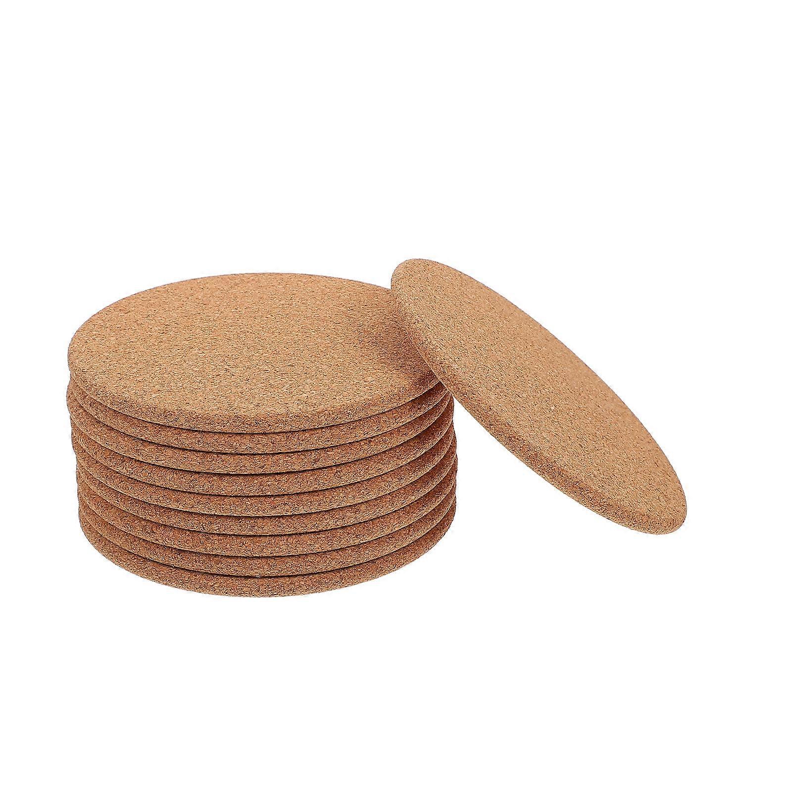 Cork Cup Pads Non-Slip Heat-Resistance Coasters for Table Use 20Pcs