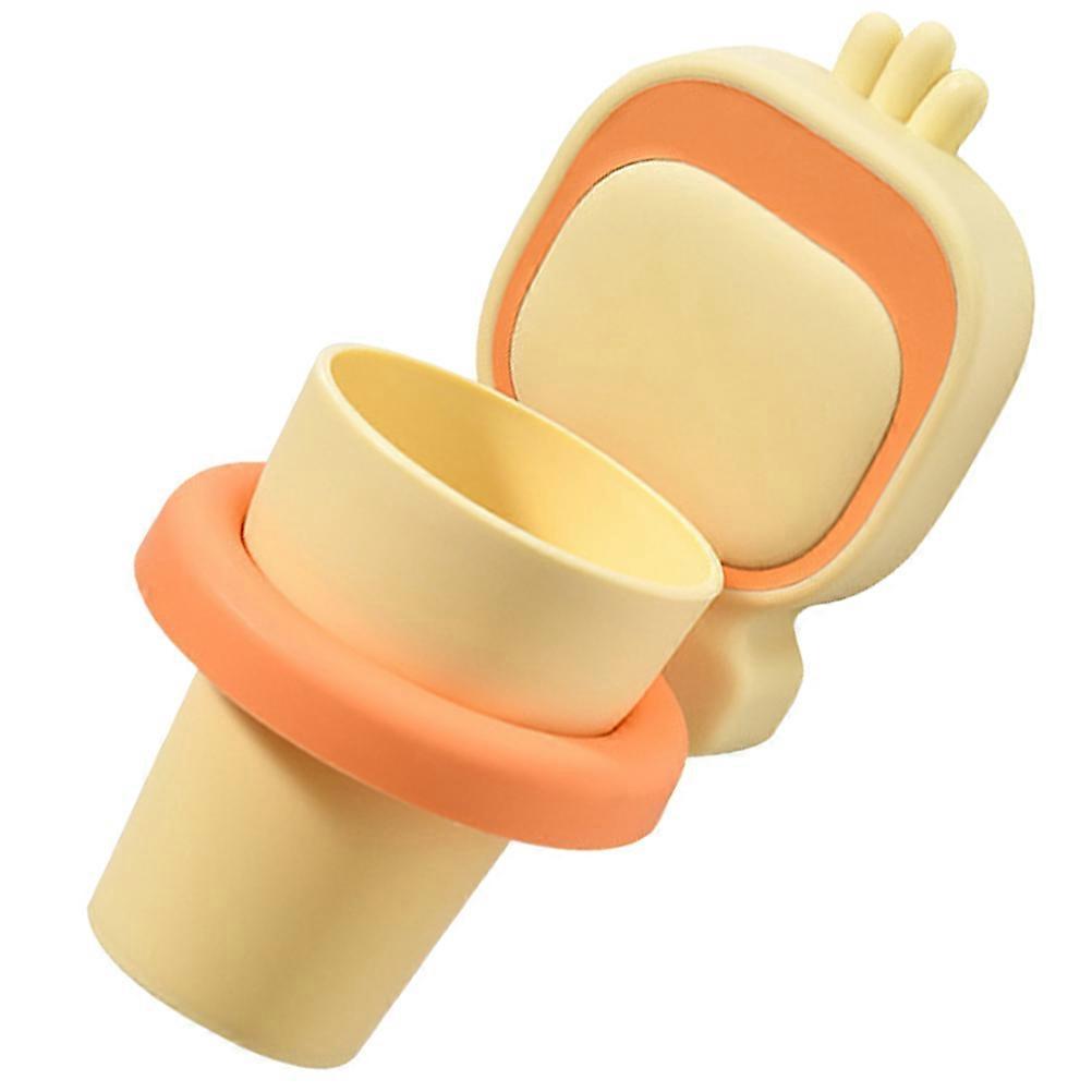 Plastic Tooth Brushing Cup Bathroom Holder for Home 5Sets