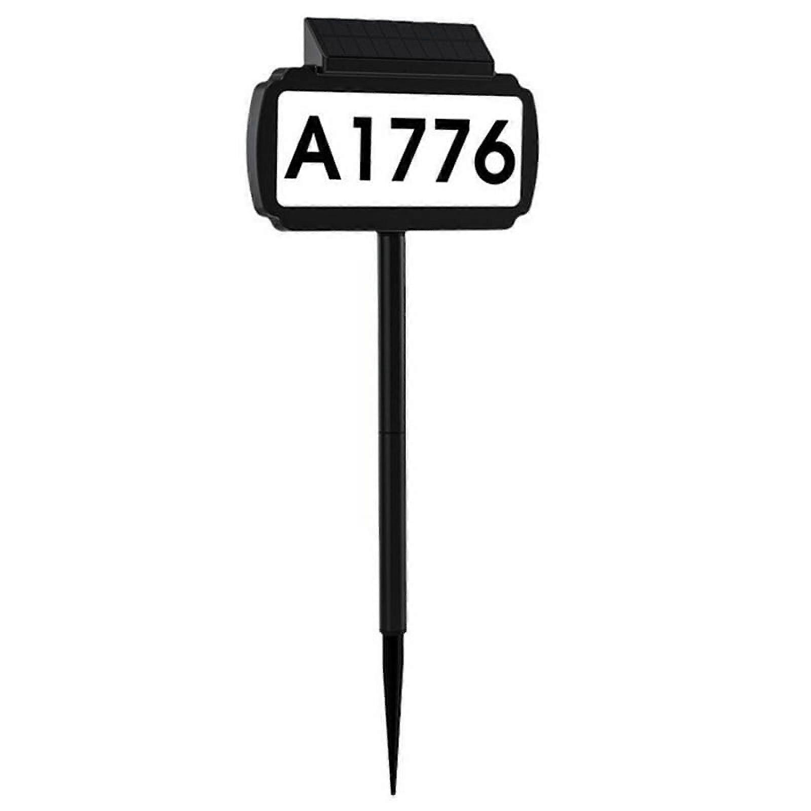 Solaire Maison Numéro Lumière Maison Adresse Numérique Éclairé De La Terre De Fiche Signe Maison Lum