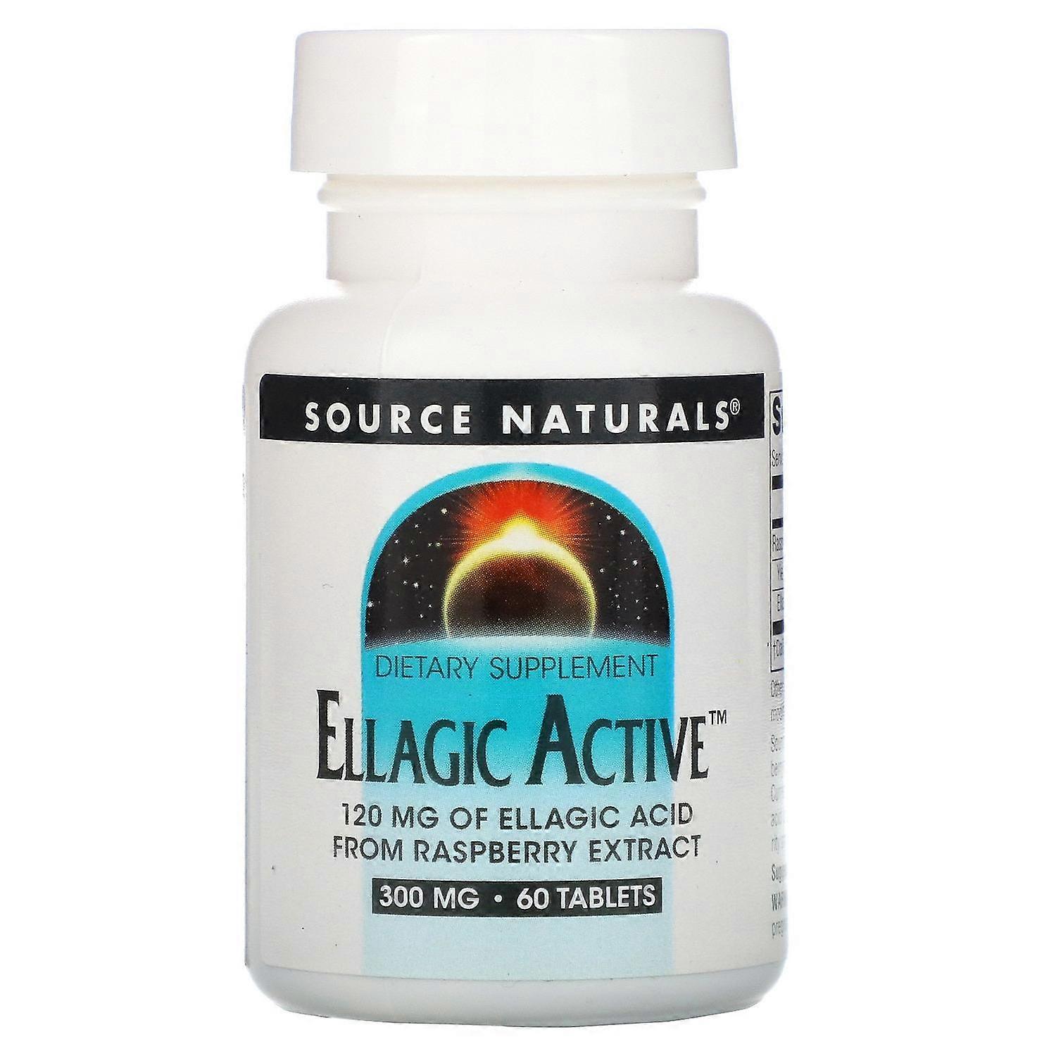 Source Naturals, Ellagic Active, 300 mg, 60 Tablets
