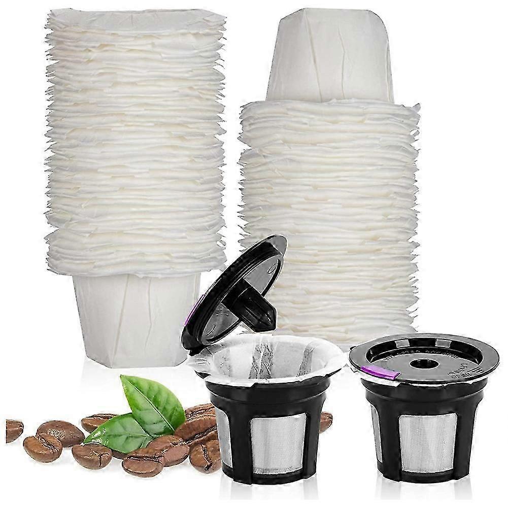 K Cups for with 100 Counts Paper K Cup Filters- Universal Compatible with Reusable Coffee Pods