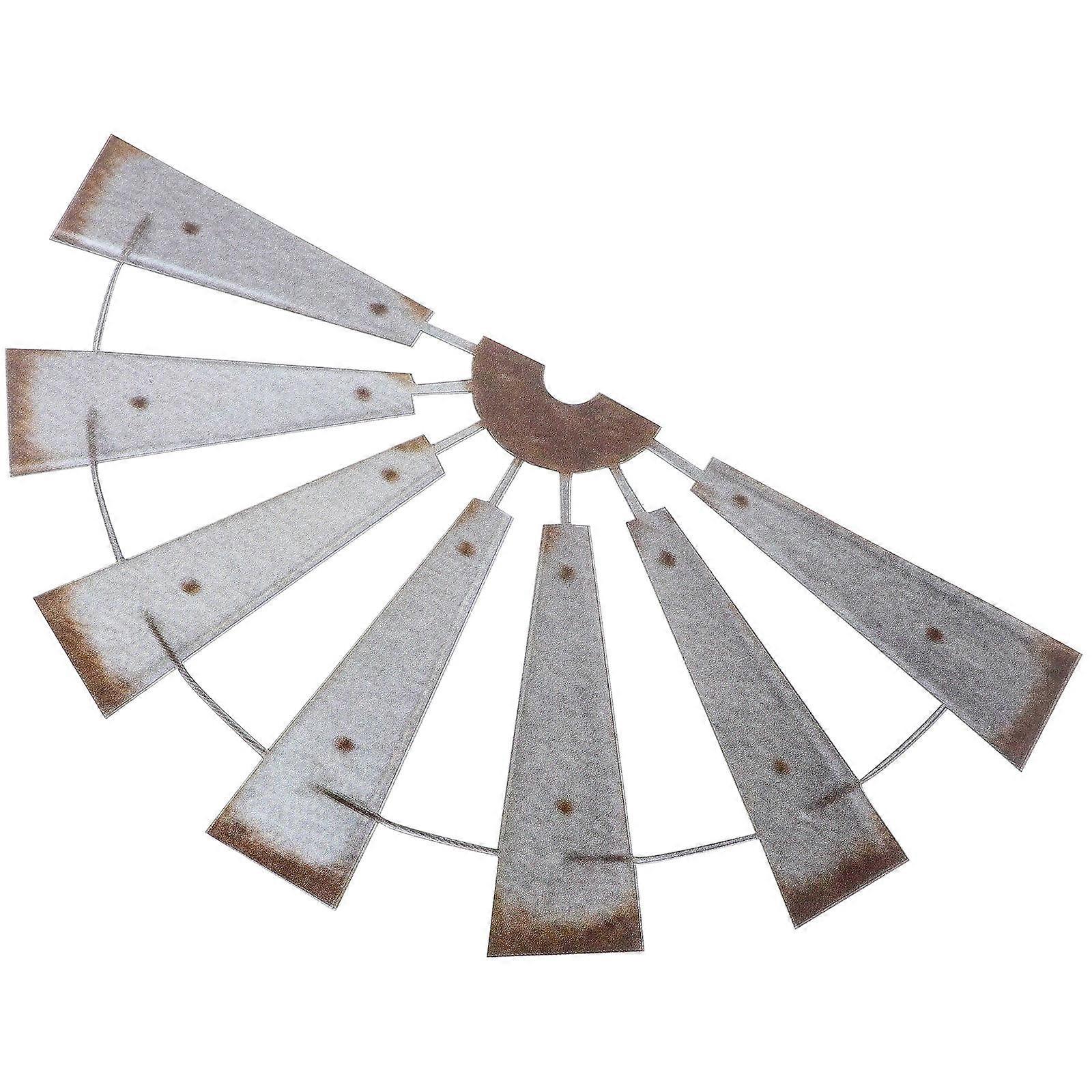 Windmill Wall Decor Iron Windmill Wall Pendant for Home 2Pcs