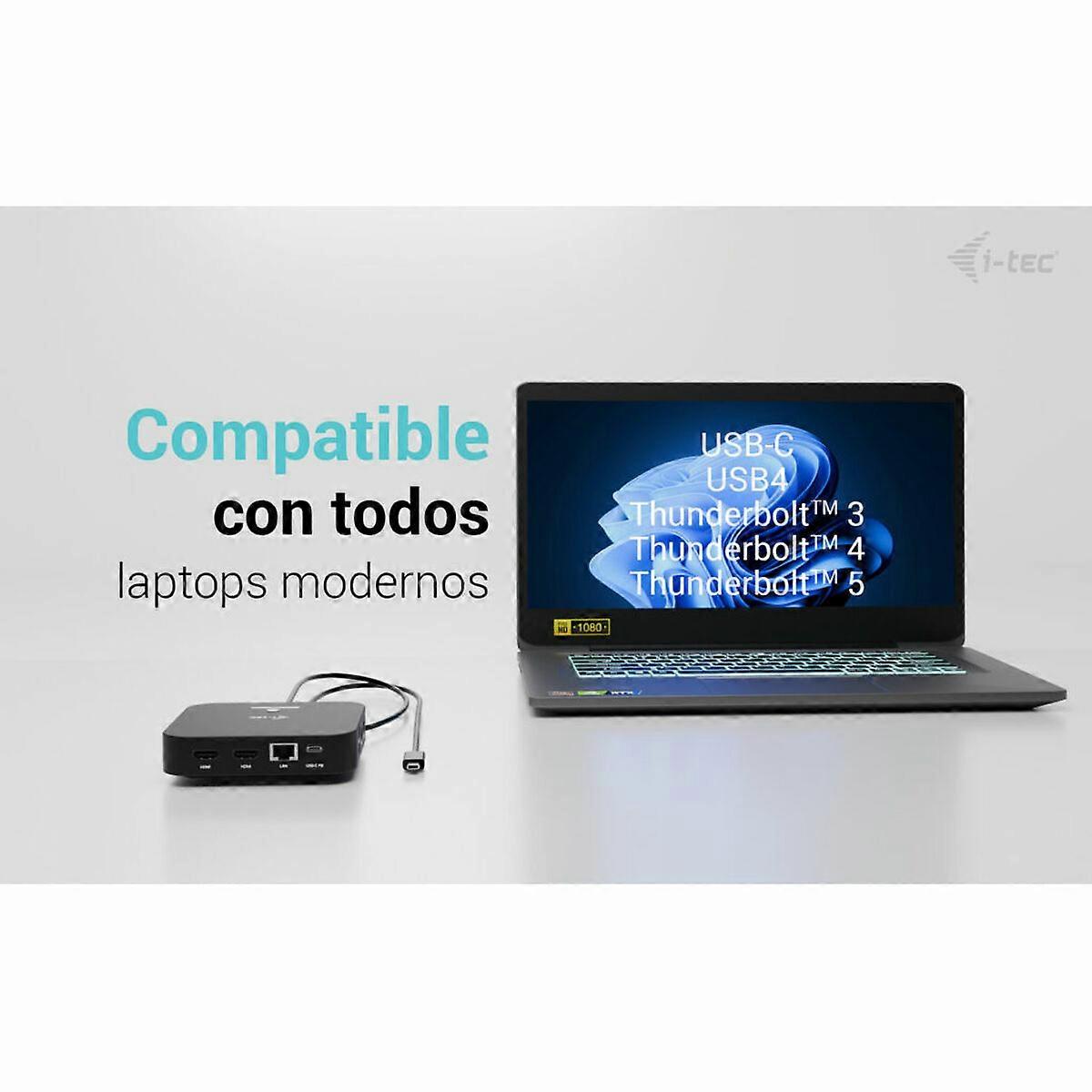USB-Hub i-Tec C31DUALHDMIDPD100