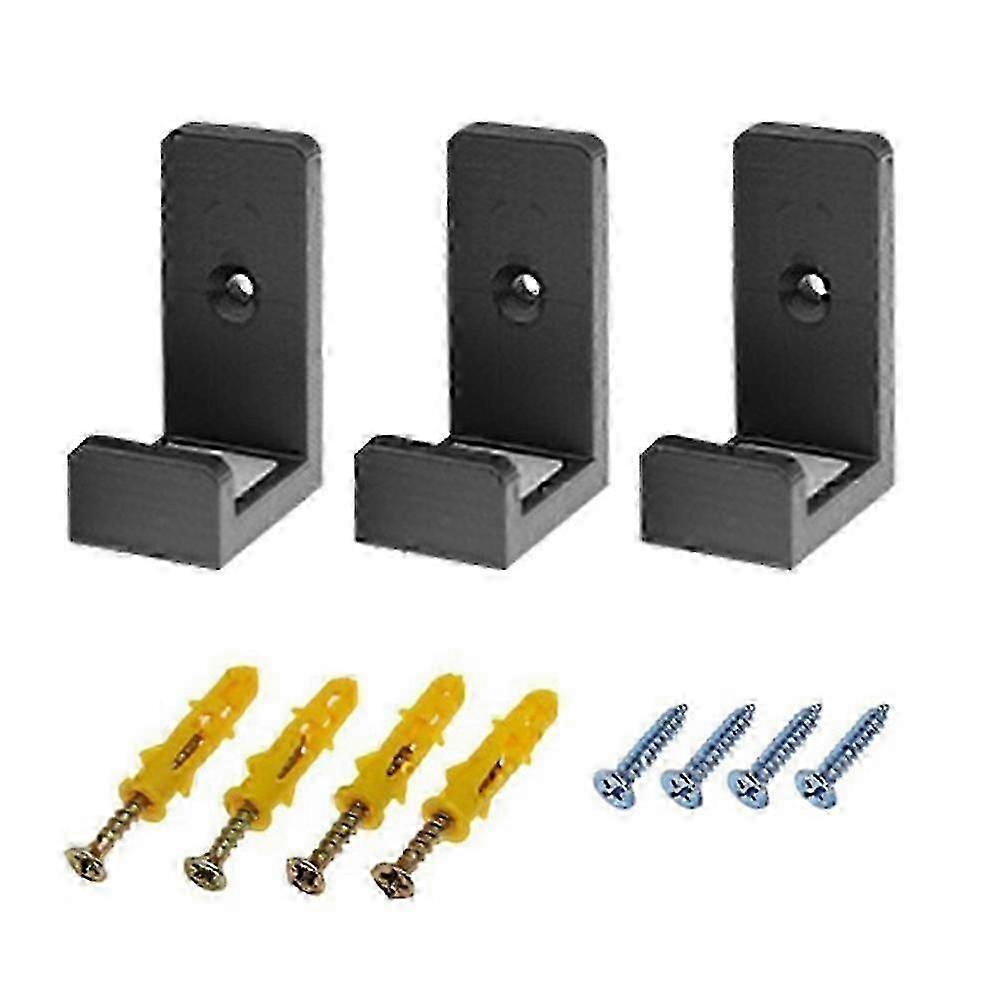 3Pcs/Set Wall Mount for PS4 Universal Controller Holder Stand Storage Rack with Screws for PS4 Host 25-26