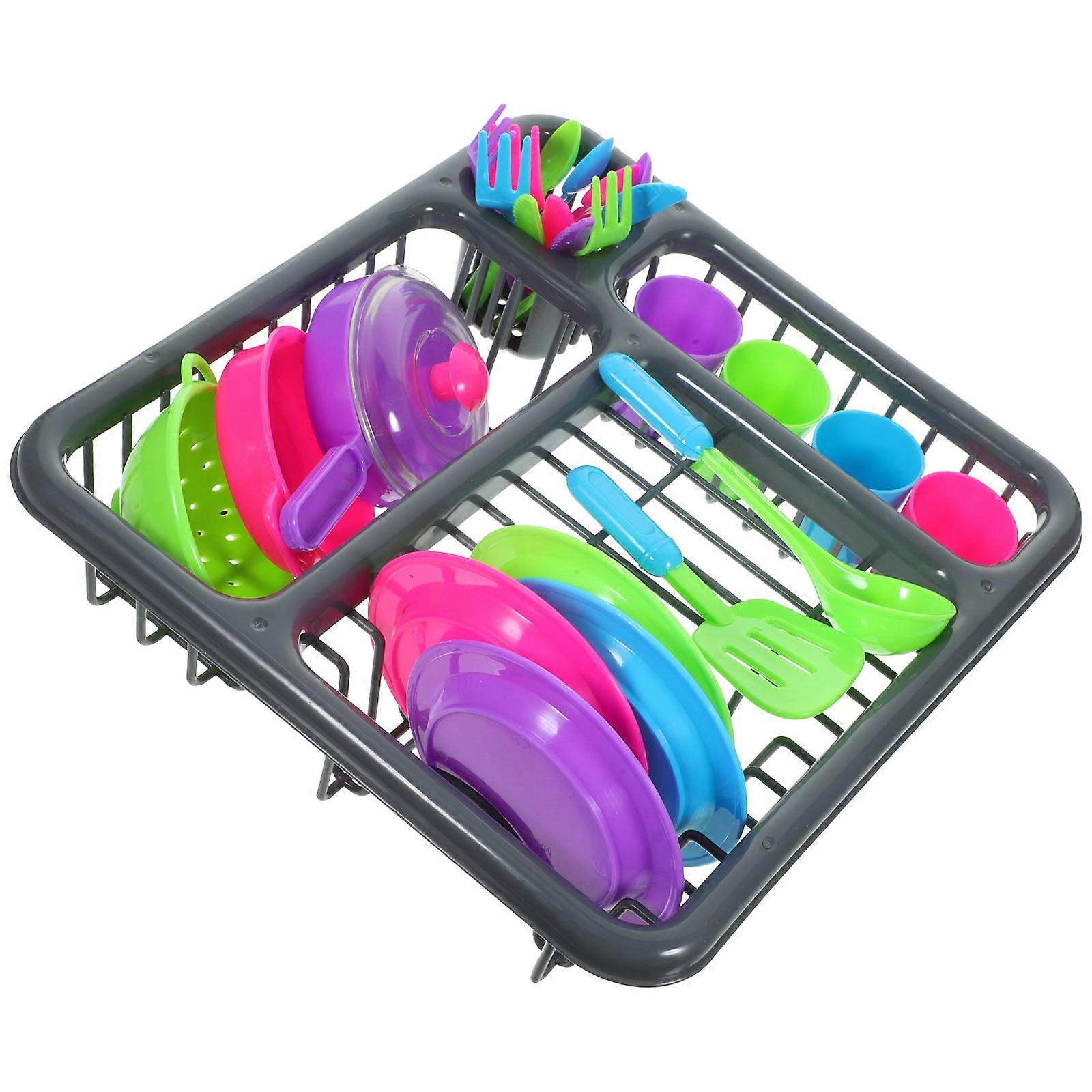 Children's Kitchen Set Set 15Pcs Simulation Kitchenware Toy Imagination Development Educational Purpose