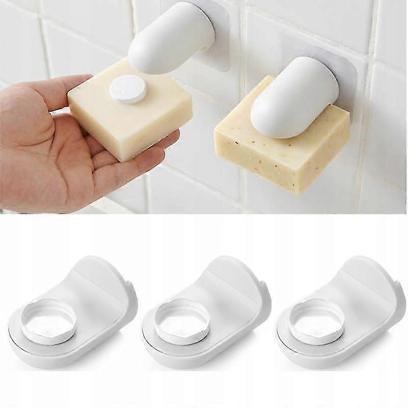 ウォールソープのための3 Xバスルームソープ皿棚