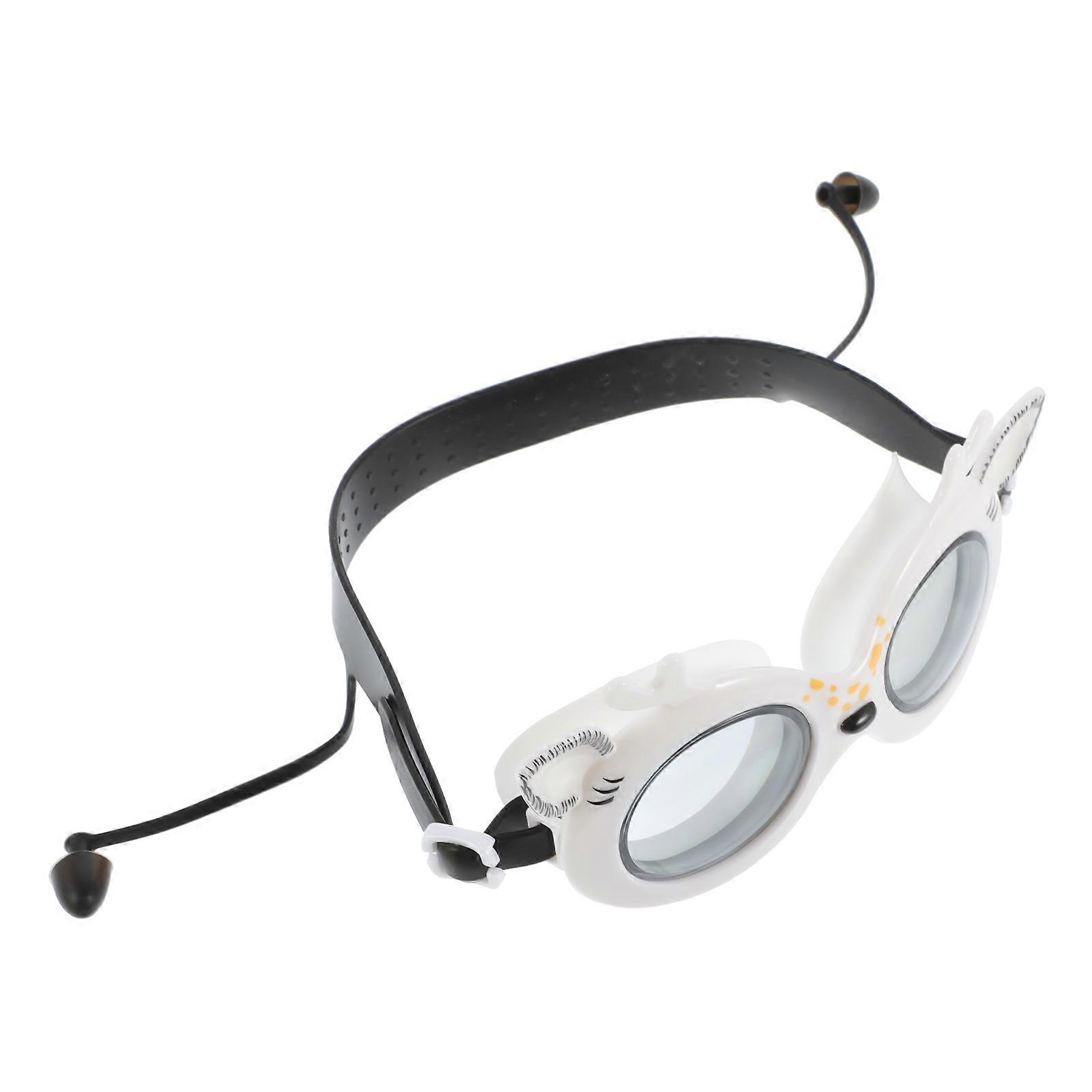 Waterproof And Anti-Fog Swimming Goggles For Kids In Cartoon Shape 20X7CM With Adjustable Strap 1Pack