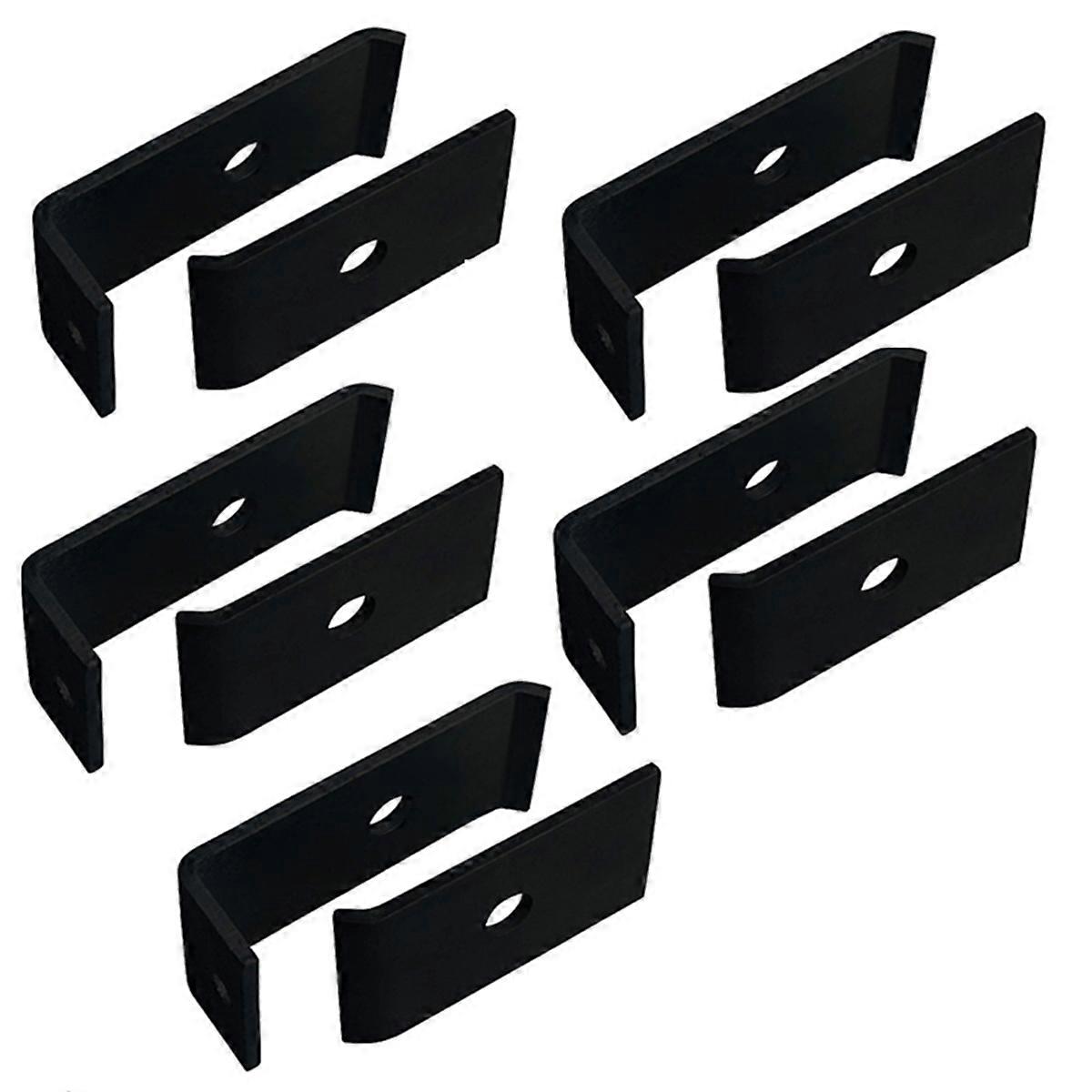 Mounting Set for Grid Mats, for Attaching to Walls or Posts,Double Rod Mesh Fence Posts,for Double Rod Mesh Fence