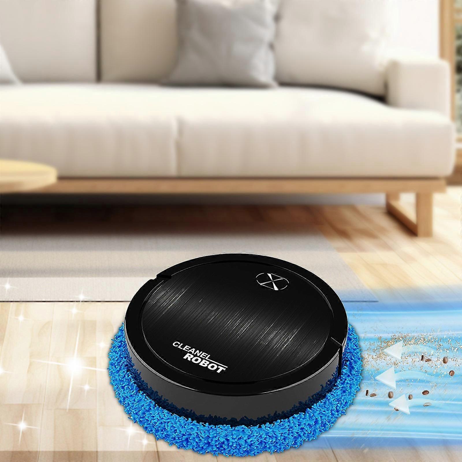 Intelligent Mopping Robot Fully Automatic Mopping Wet And Dry Double-purpose USB Charging Mopping Machine With Two Mops FLYE241700