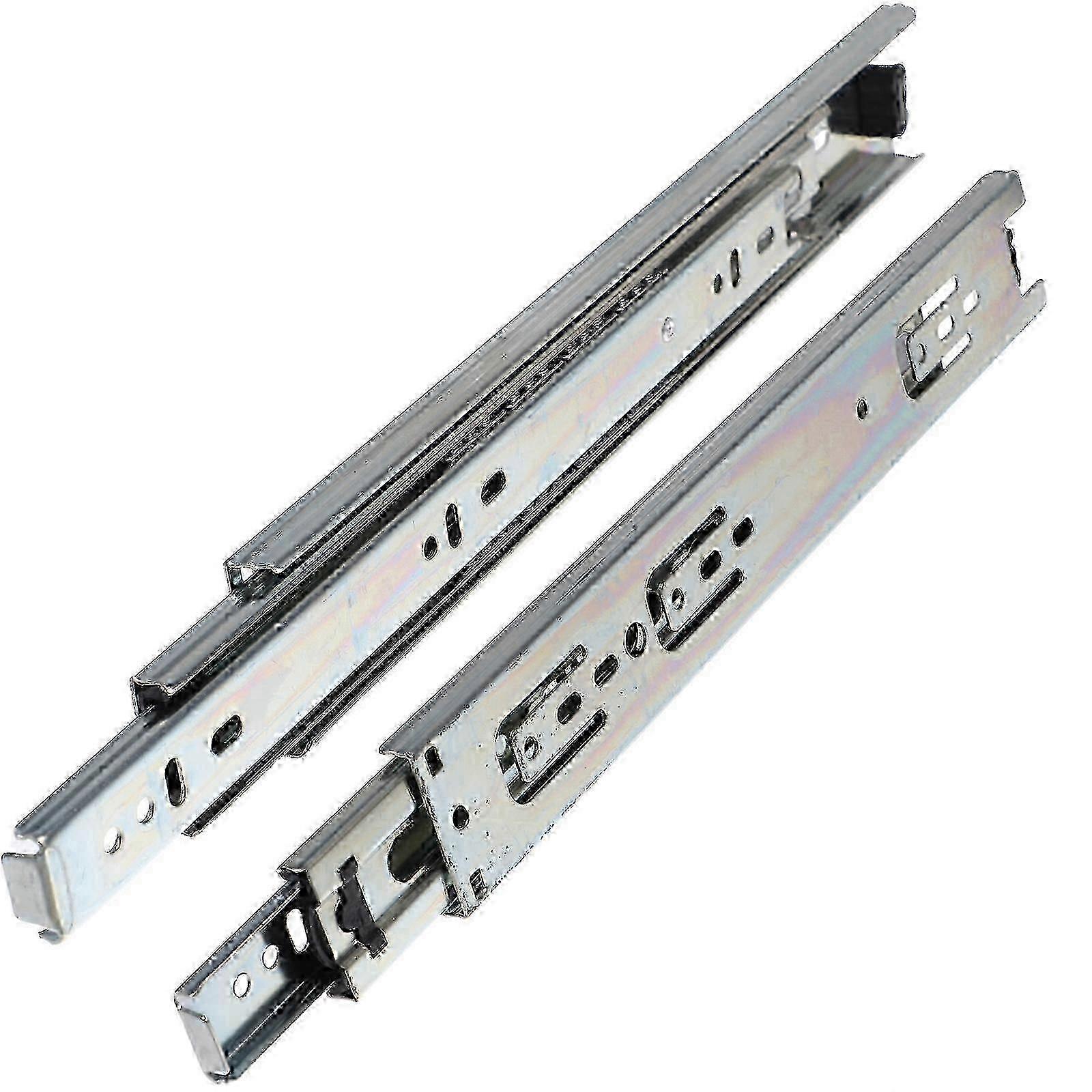 Cabinet Rails Bottom Mount Drawer Rails Smooth Sliding Noiseless Operation 30.3x4.3cm 2Pcs miao7