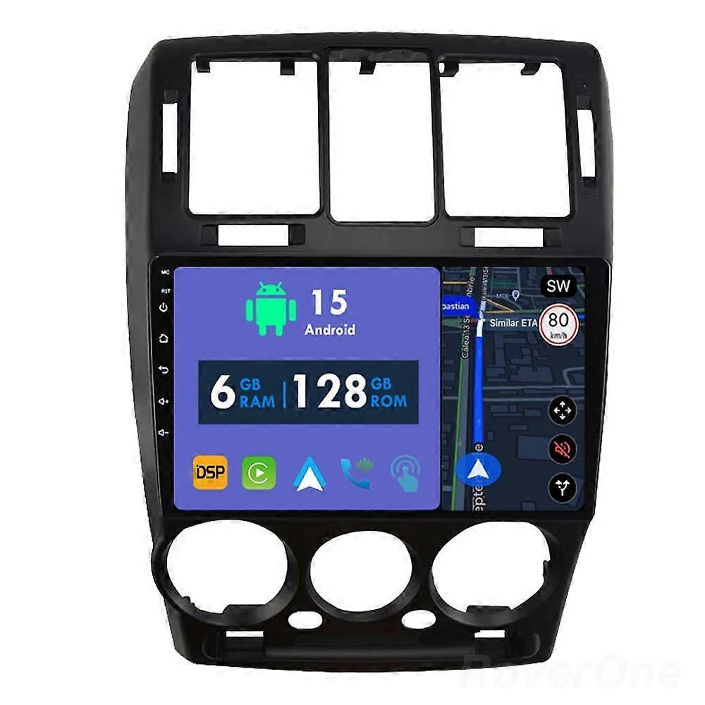 Car Radio 6G+128G CarPlay GPS Navigation Head Unit for Hyundai Getz 1 2002 - 2011 Android Auto Bluetooth Stereo Touch Screen