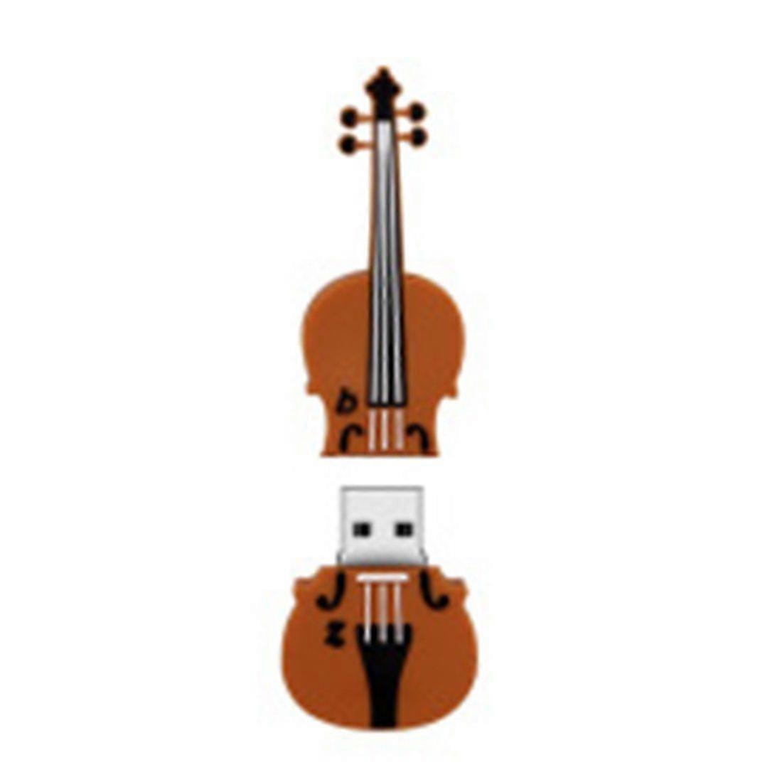 8GB USB 2.0 Medium Violin U Disk