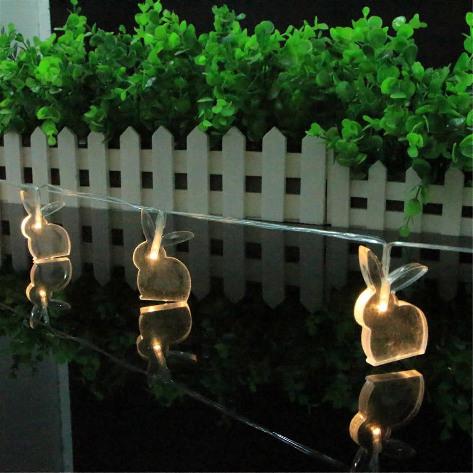 Easter Bunny Light String Decorative Lights 10 LED Battery Type 1.65M