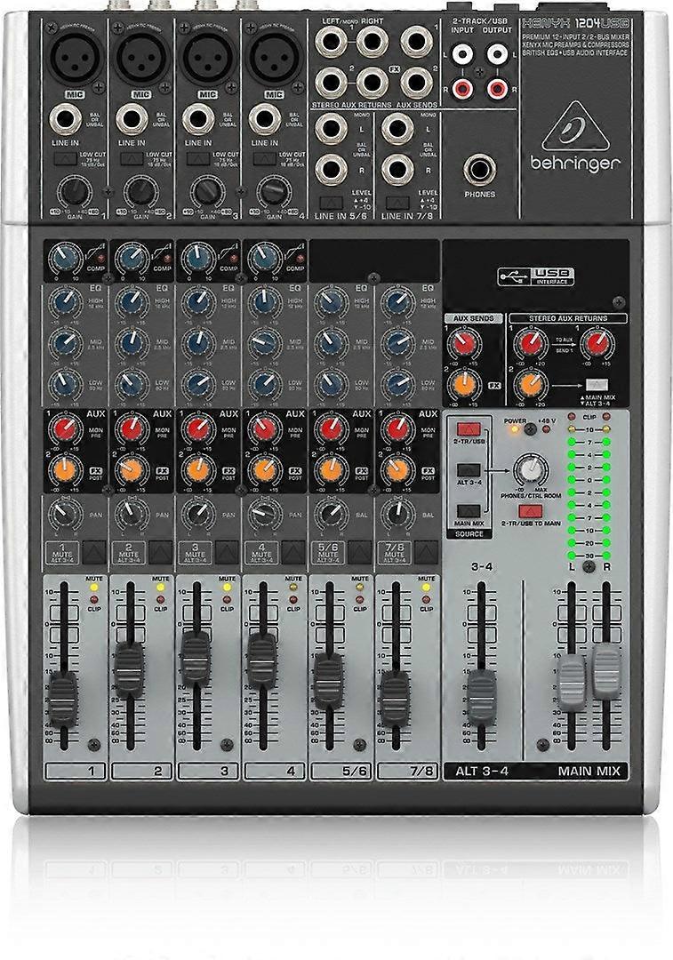 Behringer Xenyx 1204usb Audio Mixer 12 Channels Grey