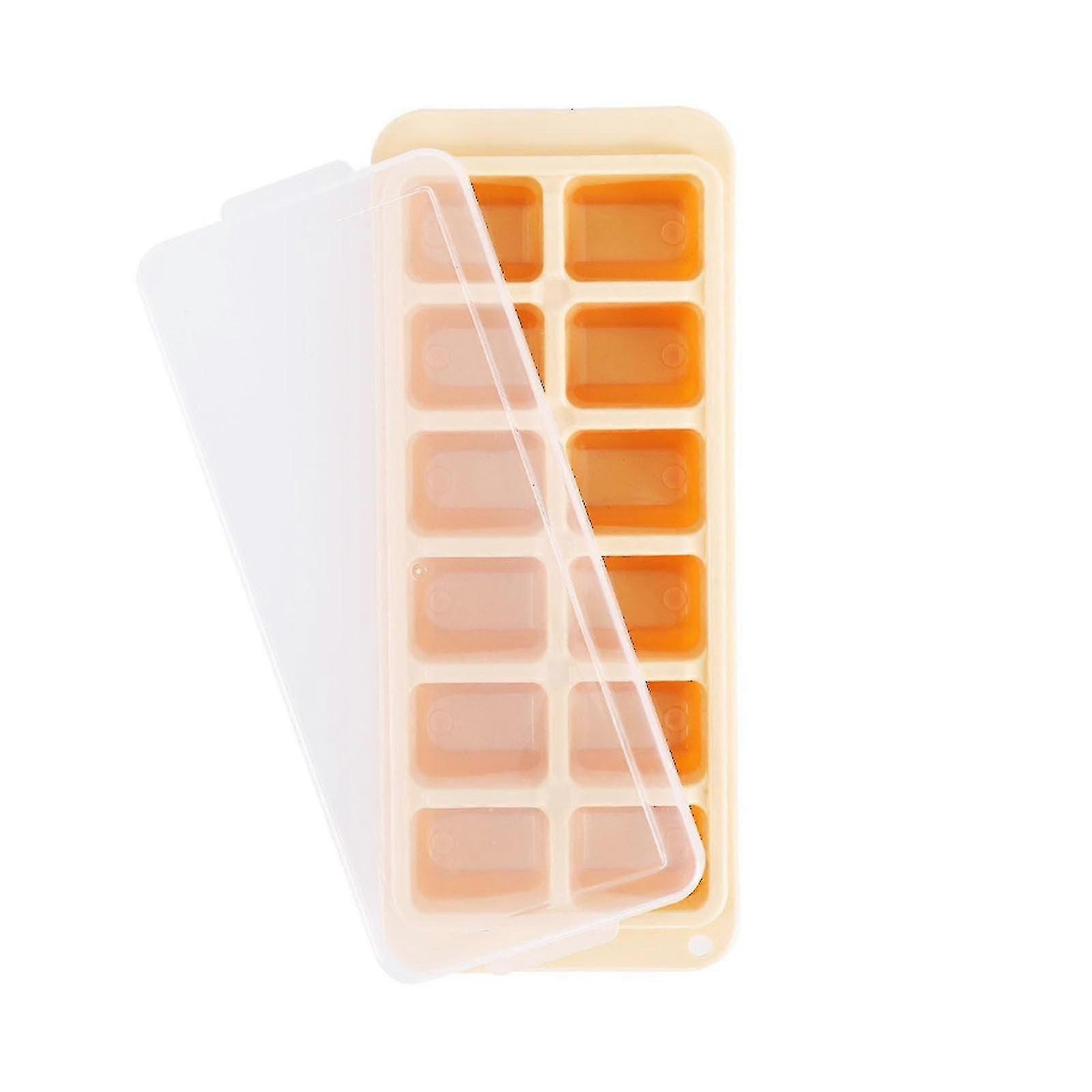 Summer Ice Tray Is Easy To Release, Silicone Spill-proof Removable Cov