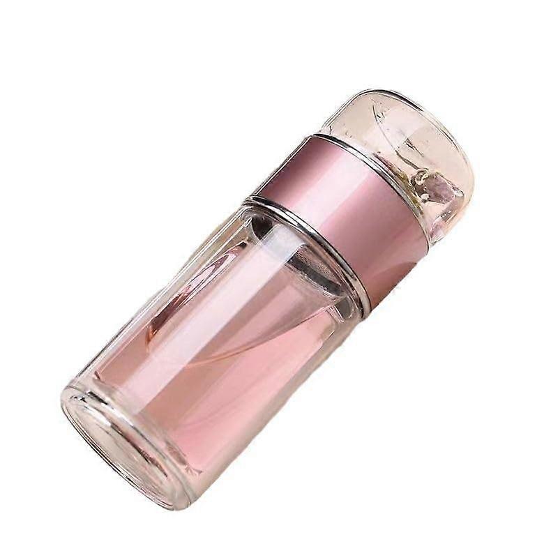 Double Layered Tea Separation Cup 500ML Leak Proof For Loose Leaf Infusions And Fruit Infused Tea Three Shapes