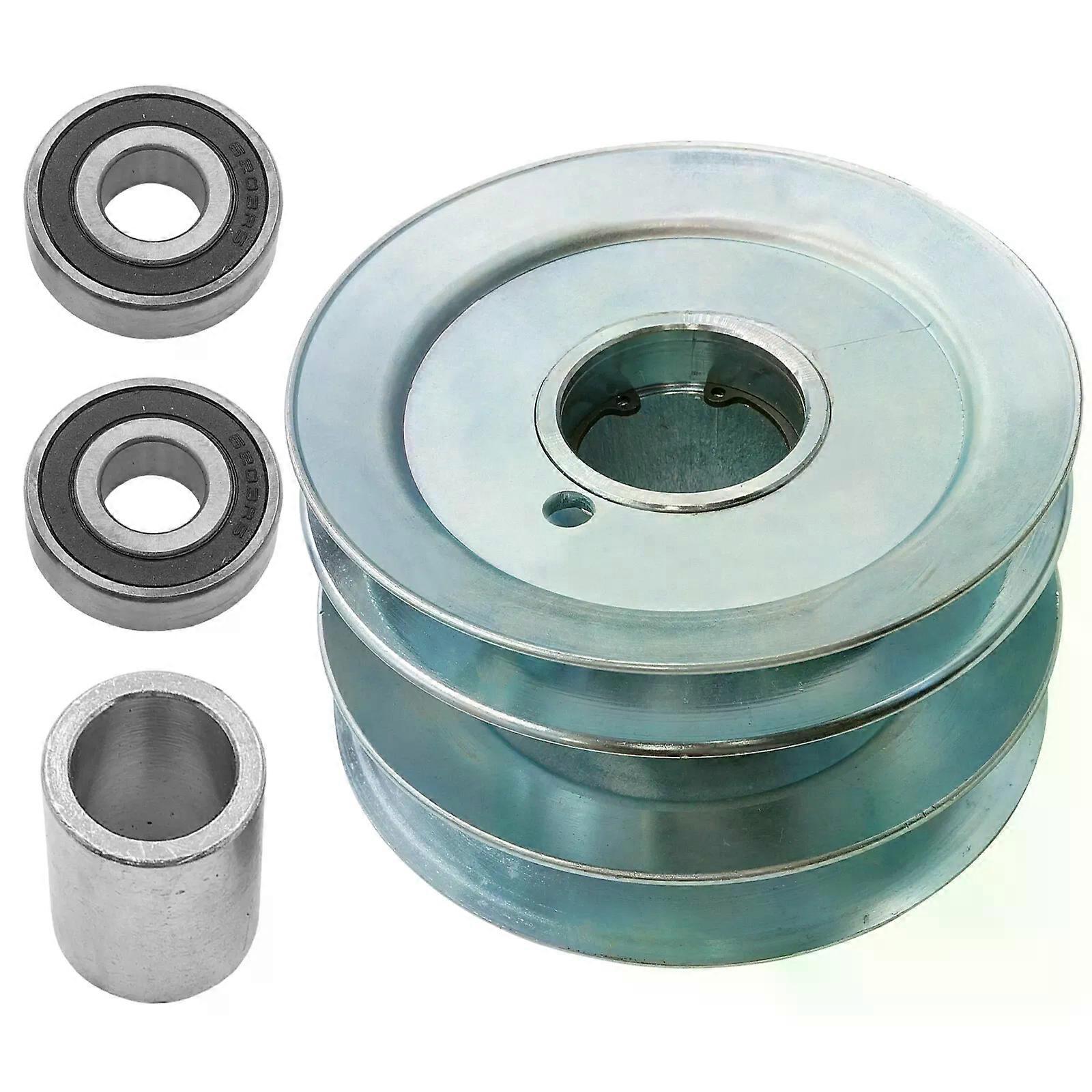 756-3116 756-3071 Double Pulley Assembly for MTD for Cub Cadet 48" Deck NO.29088