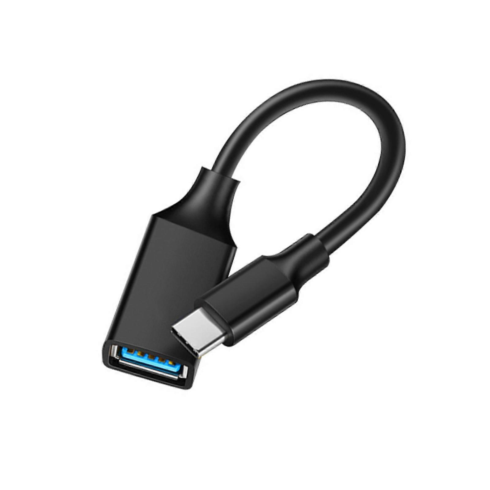 Kannettava USB-C uros - USB3.0 naaras -muunnin, USB-C uros - OTG-toiminnolla älypuhelimille ja tableteille, monivärinen