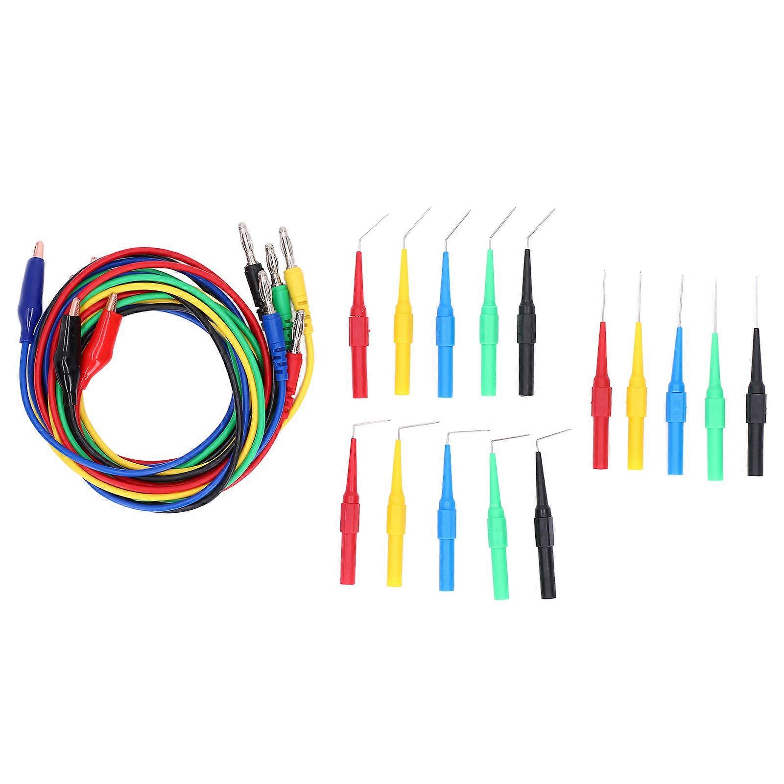 الموز التوصيل اختبار يؤدي كيت النيكل مطلي مقاطع الظهر مسبار دبابيس لمقياس متعدد 4 مم JT8005por