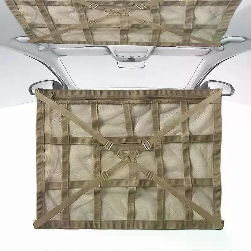 Car Ceiling Net Storage Bag Cargo Storage Net For Car Space Saving Car Trunk Storage Pocket Organizer Sundries Bag Roof Cargo