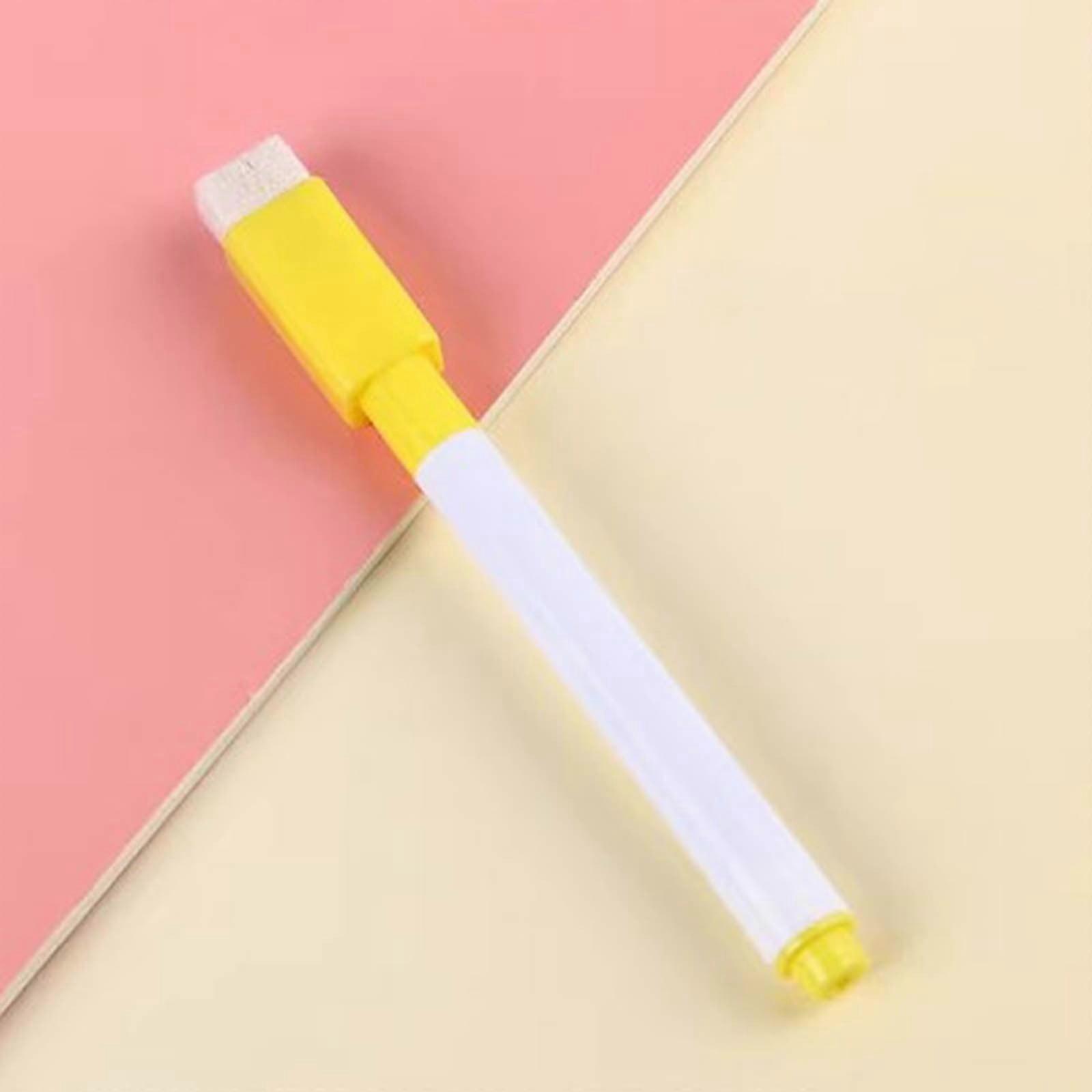 Small Whiteboard Pen 0.8ml Waterborne Pen With Brush Tracing Red Erase Pen Teaching Display Training
