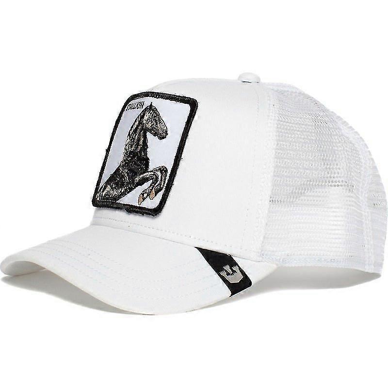 Cal alb de vară Baseball Cap Trucker Cap