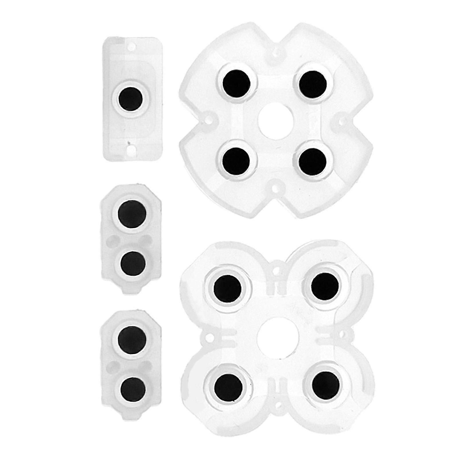 Soft Rubber Replacement Silicone Conductive Adhesive Button Pad Keypads forPS4