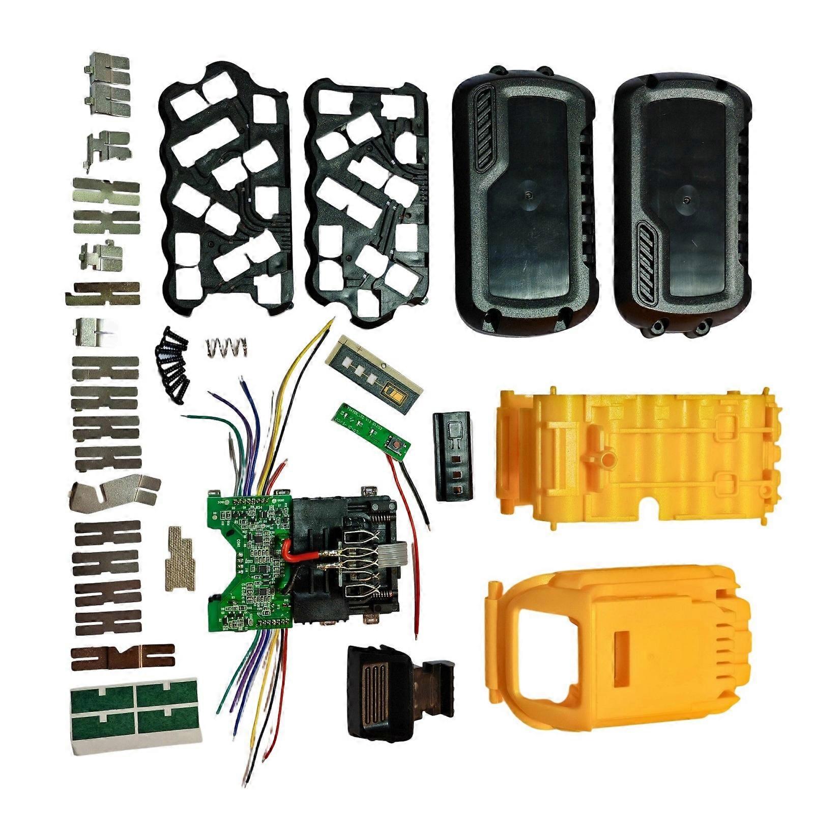 Easy to Assemble Battery Case for DeW 20V/60V DCB609 DCB606 18650 Tool Providing Superior Performances Multicolor