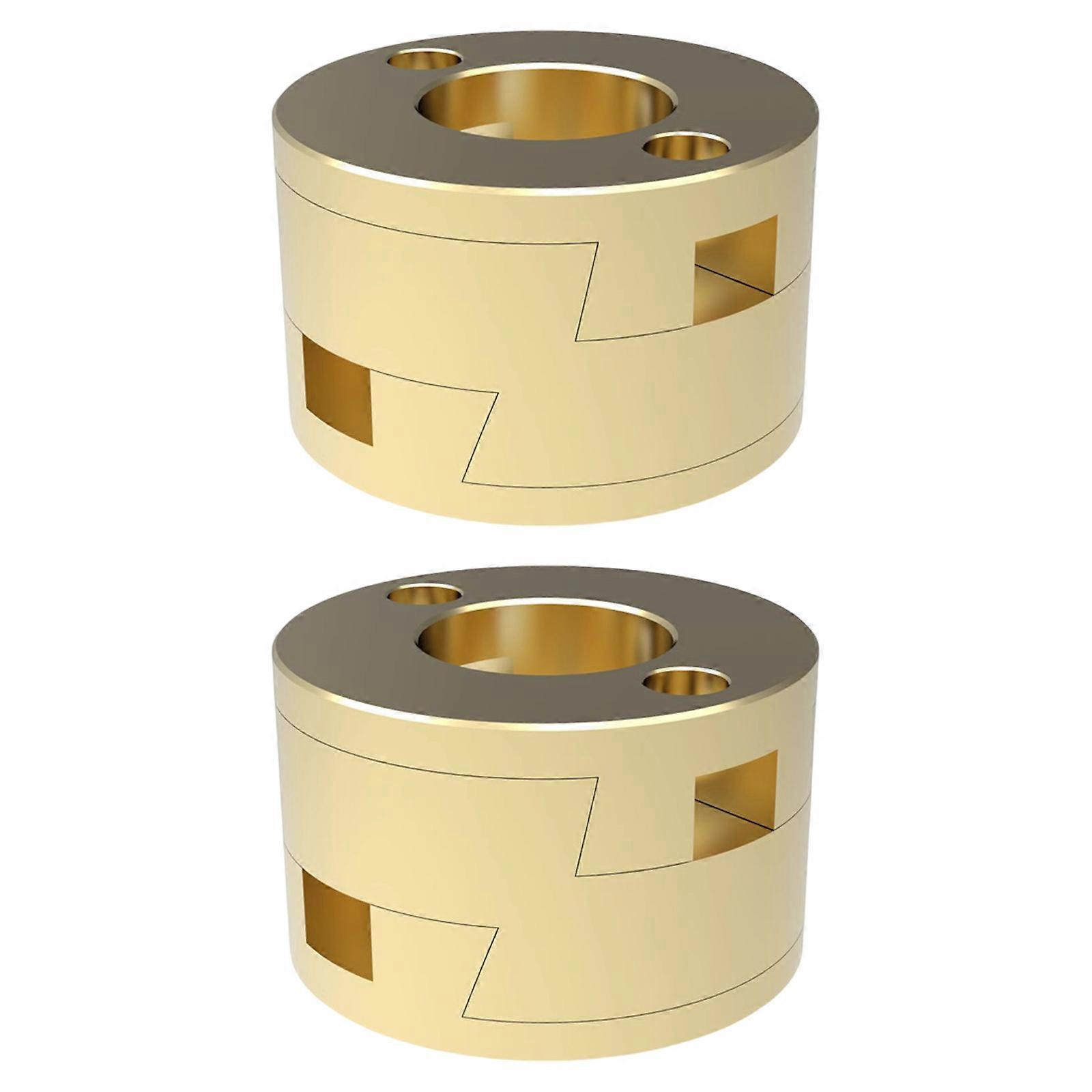 For Oldham Coupling Coupler 3D Print Alignment T8 Z Shaft Round Screw Metal Coupling Replacement Accessories Multicolor