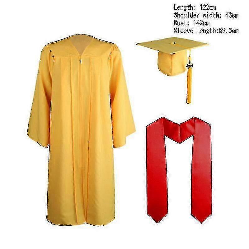University Graduation Uniform Robes with Cap