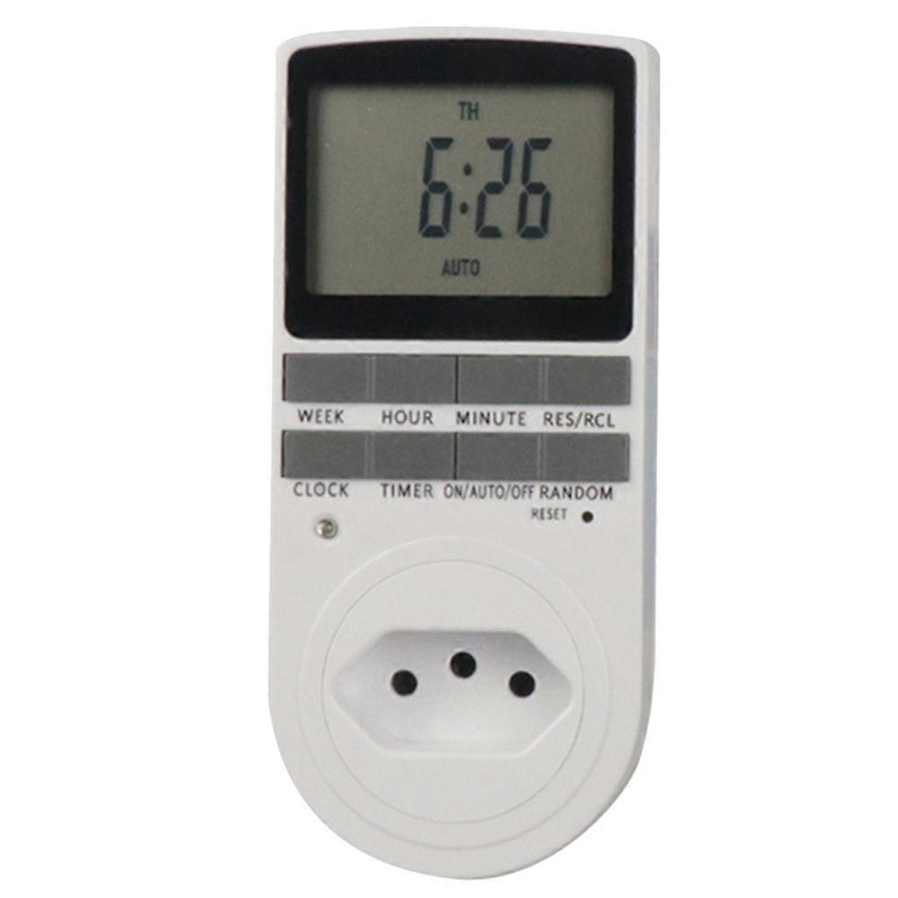 Intelligent Digital Temperature Controller BR Switch Socket LCD Display Indoor Timing Power Switch 250V 50Hz