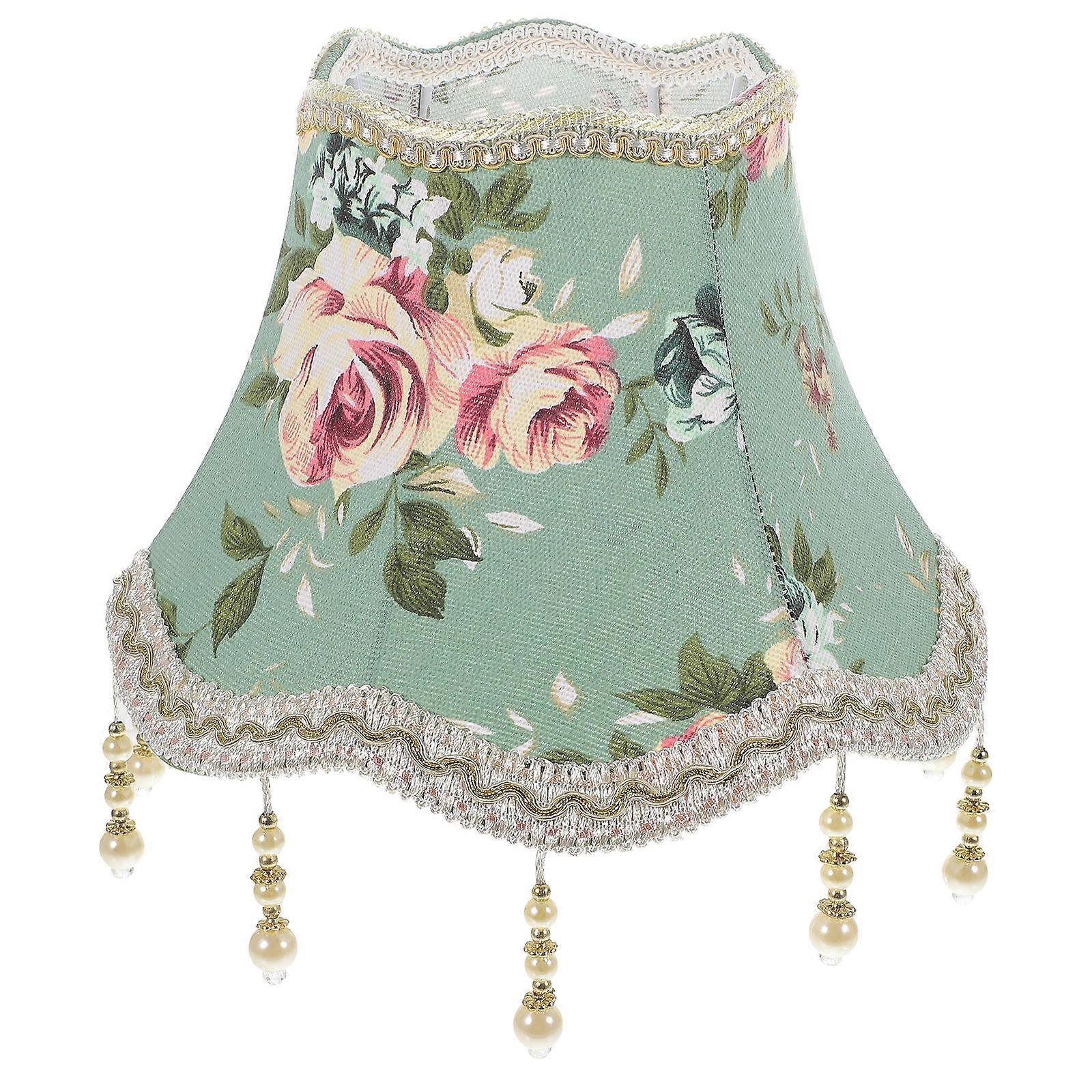 Green Fabric Lampshade Small Lamp Shade for Home Use