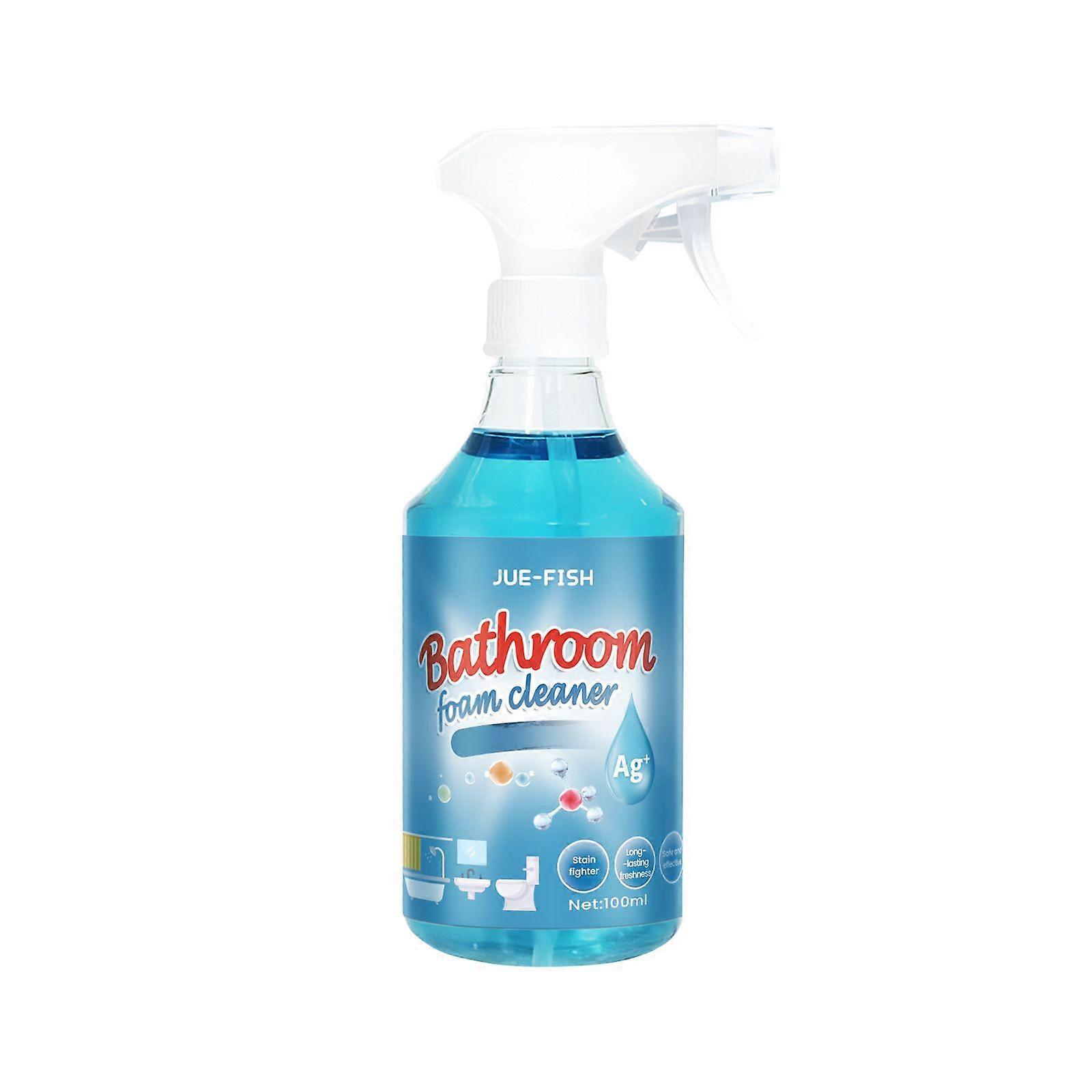 Jue-Fish Bathroom Cleaner - Removes stains and impurities from toilets and faucets; multi-functional cleaning agent with fragrance.