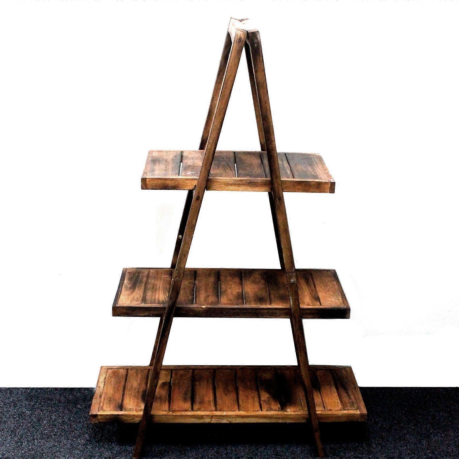 Folding ''A'' Frame Display - Brown X 1