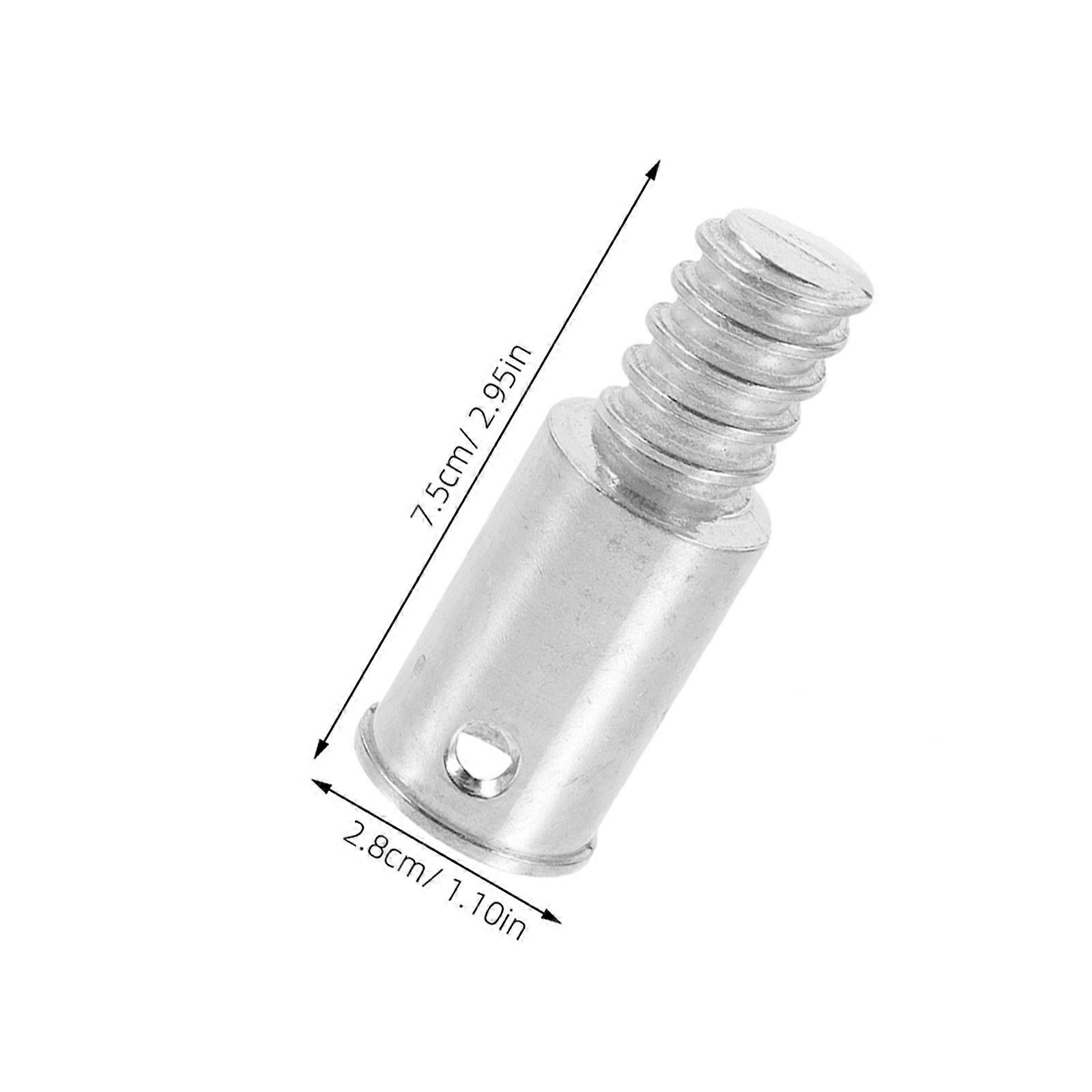 2Pcs Broom Extension Pole Adapter Broom Handle Threaded End Extension Pole Attachment