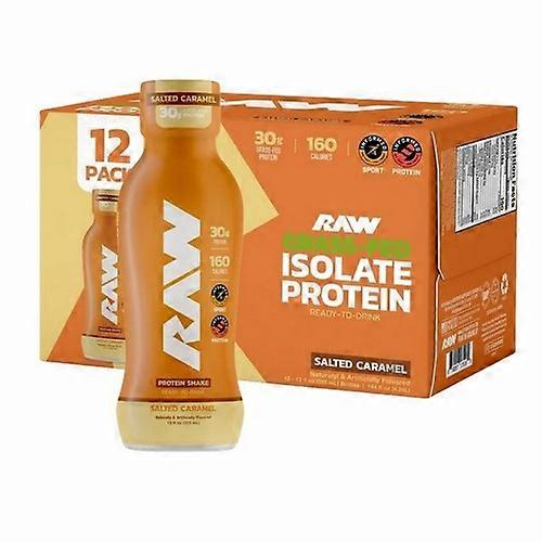 BUM Energy Raw Protein Shake Salted Caramel, 355 Ml (Pack Of 12)