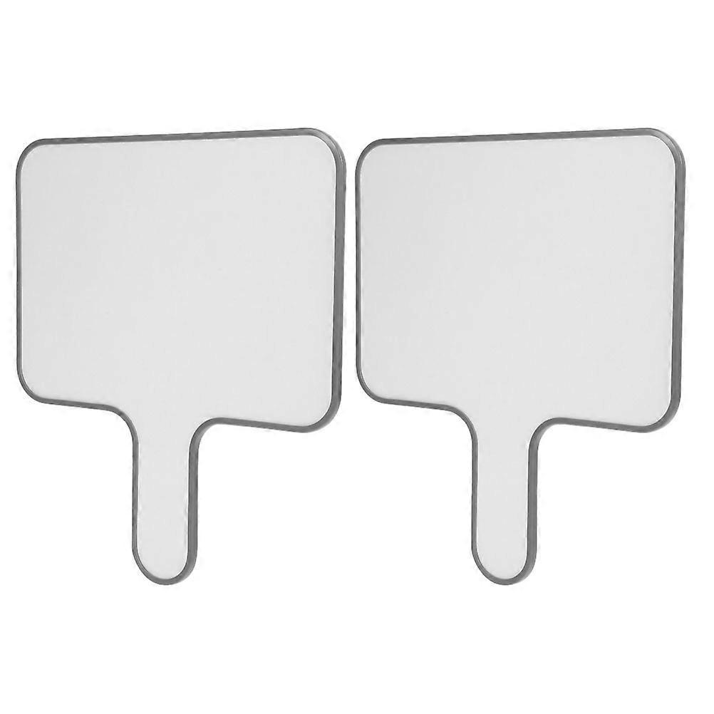 Answer Paddle Handheld White Board for Voting Cards 2Pcs Double-Sided Design