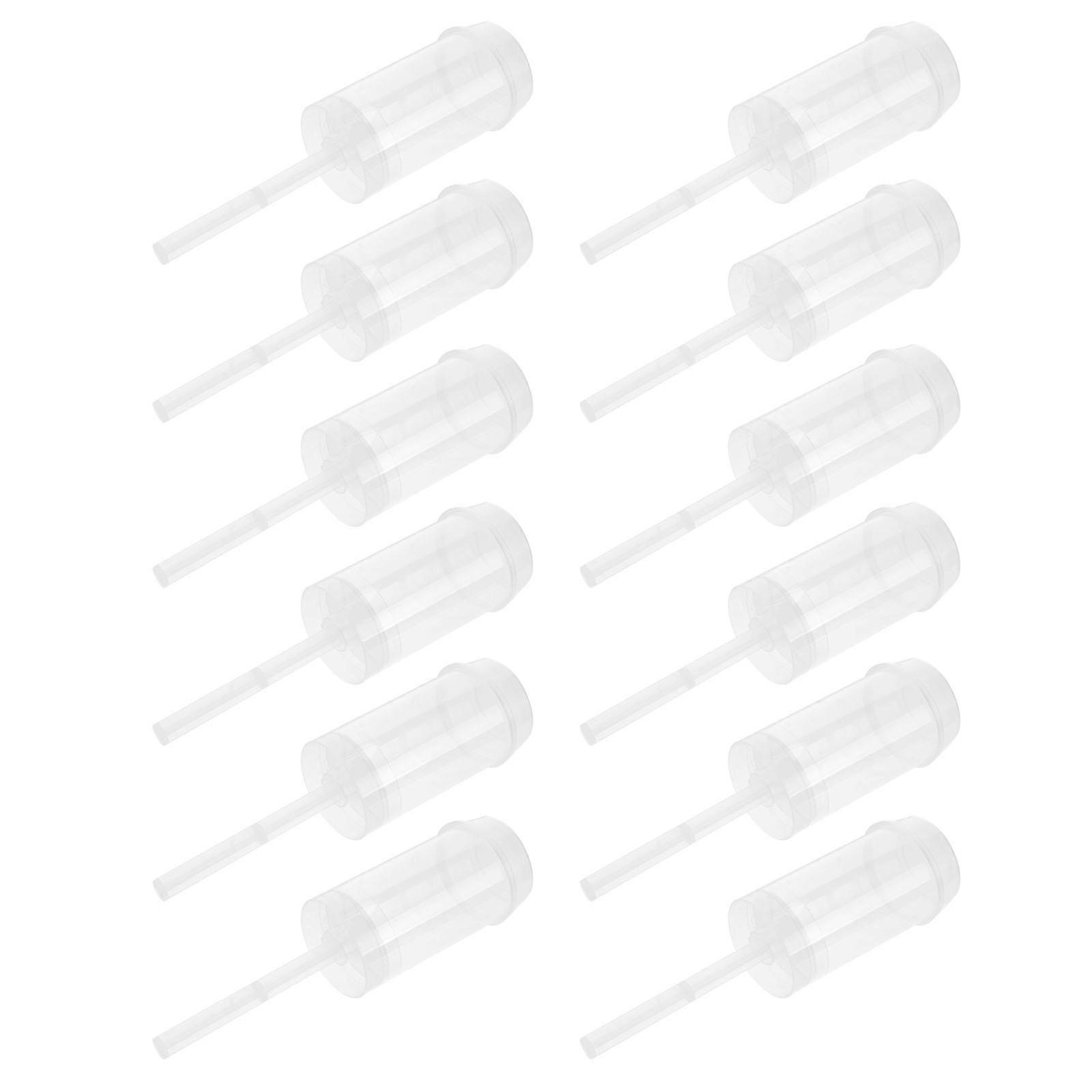 Push Up Cake Holder 120 Pcs Storage Solution For DIY Desserts Round Transparent Food-Safe Material Easy To Fill