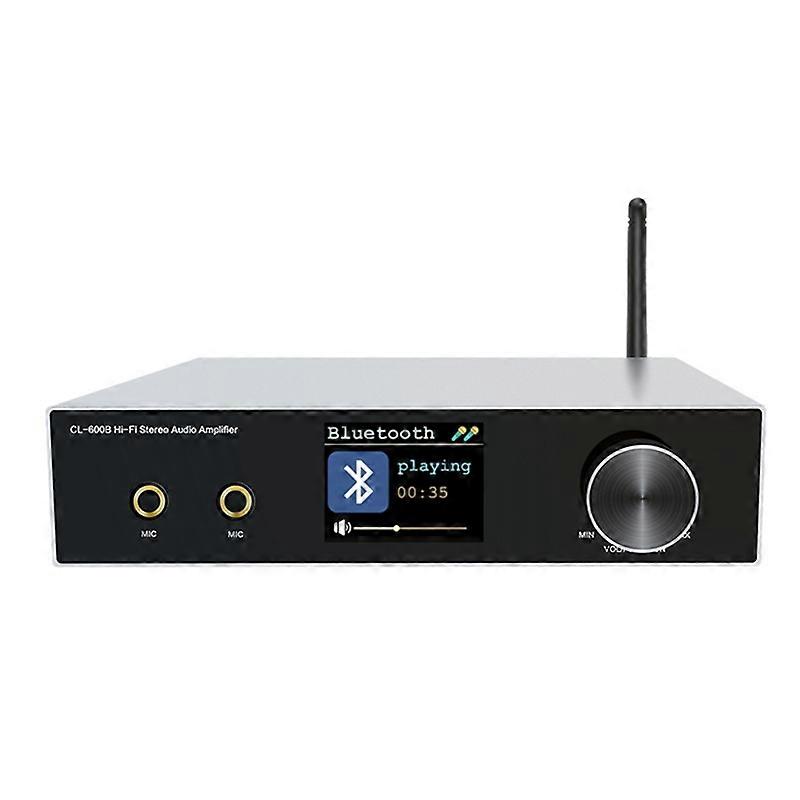 CL-600B Professional Karaoke Digital Amplifier with Bluetooth 100W Wireless Decoding Digital Audio Amplifier US Plug