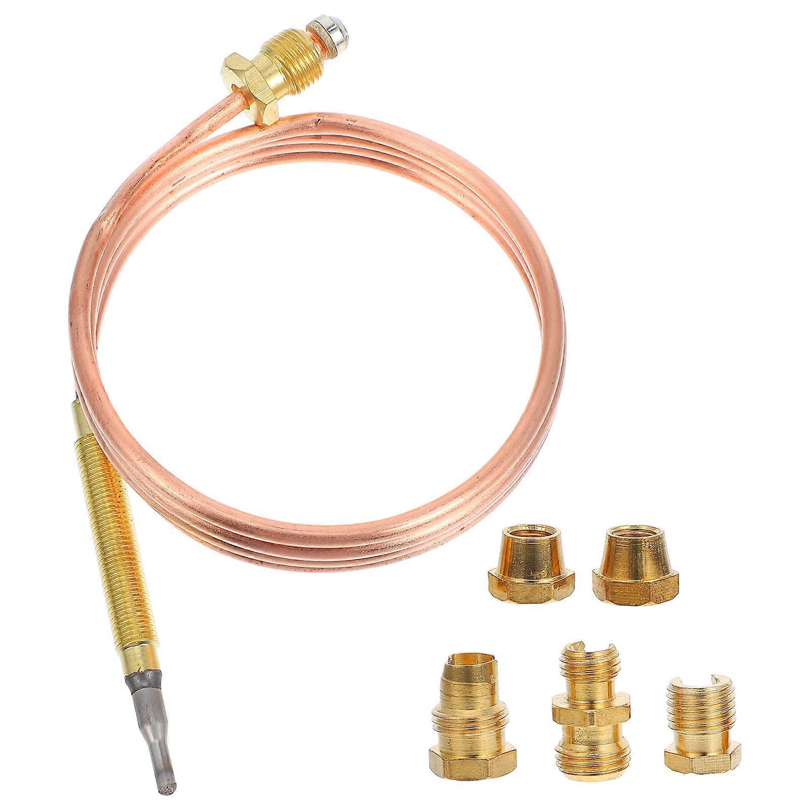 Temperature Probe Gas Thermocouple Replacement For Homeowners And Technicians Gas Fireplaces Usage Durable And Reliable 1 Set