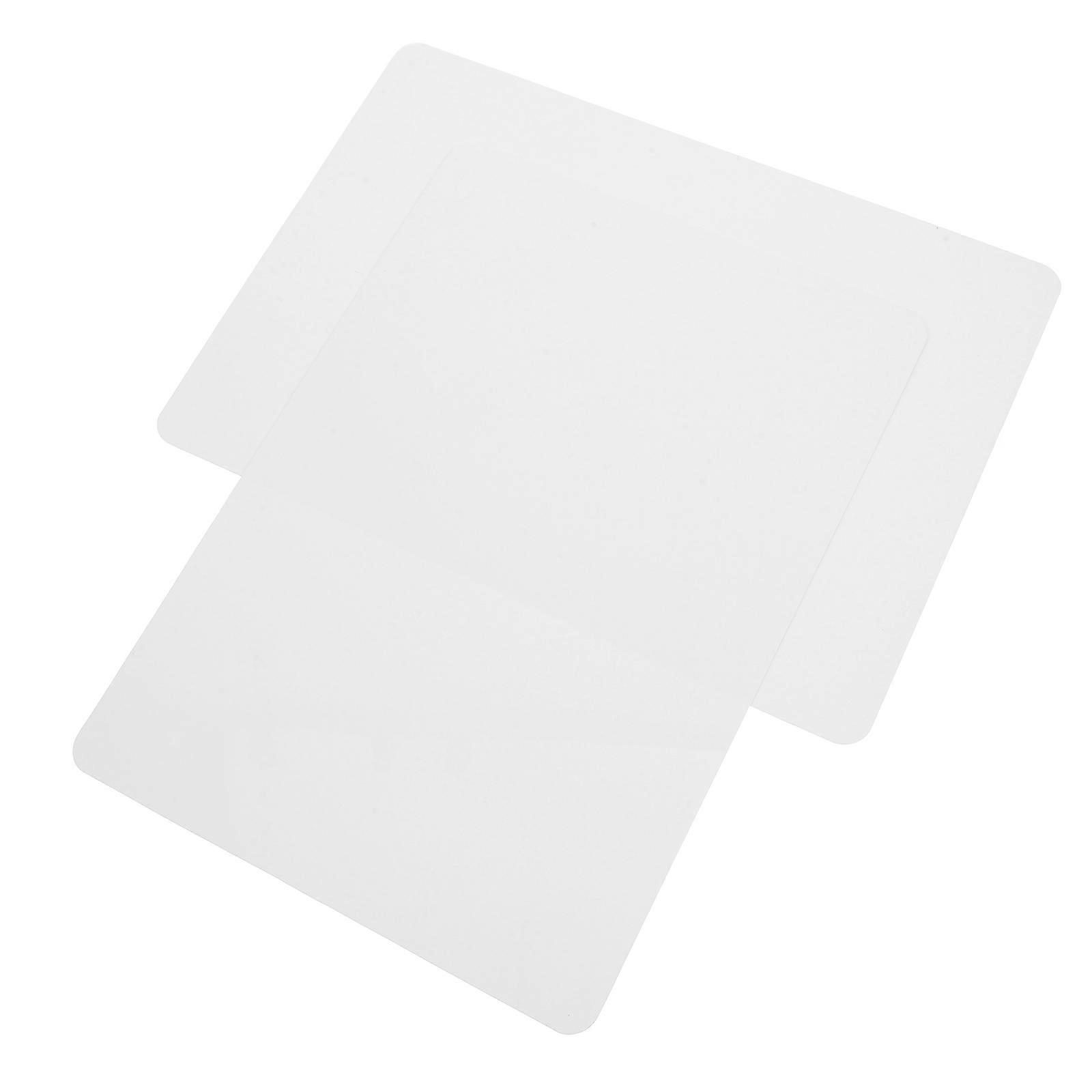 Whiteboard Dry Erase Sheet Erasable Writing for Learning 2Pcs Plastic
