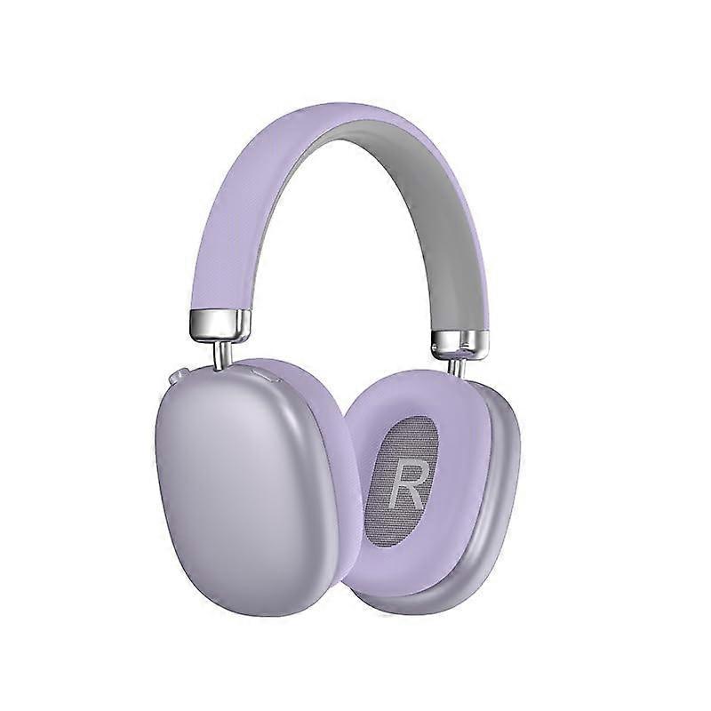 Noise Cancelling Headphones Bluetooth OverEar ANC Purple