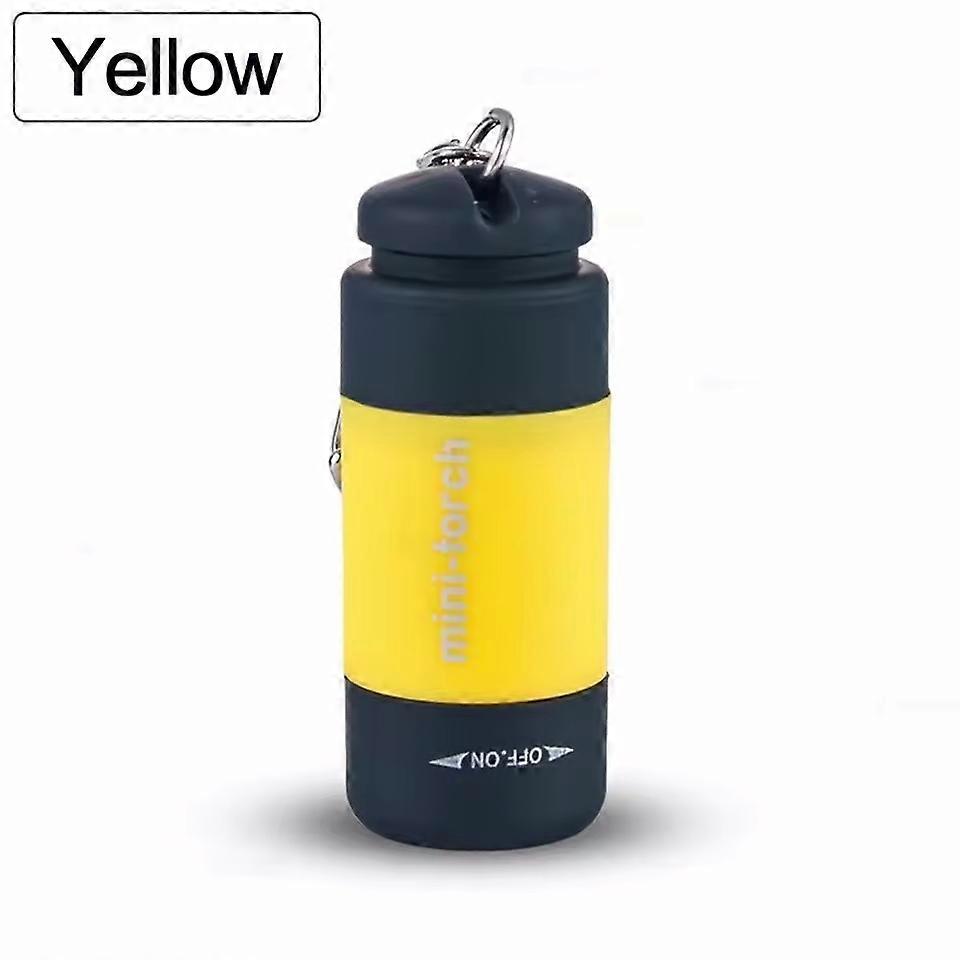 Mini Flashlight USB Rechargeable LED Multifunction Torch Lamp Pocket Keychain Flashlight Waterproof Outdoor Camping Light