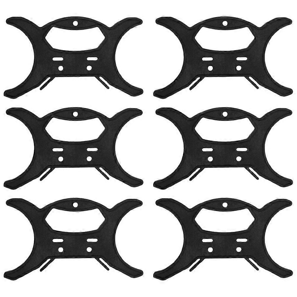 Reusable Cable Winder for Kitchen Appliance Cord Management 6Pcs Black